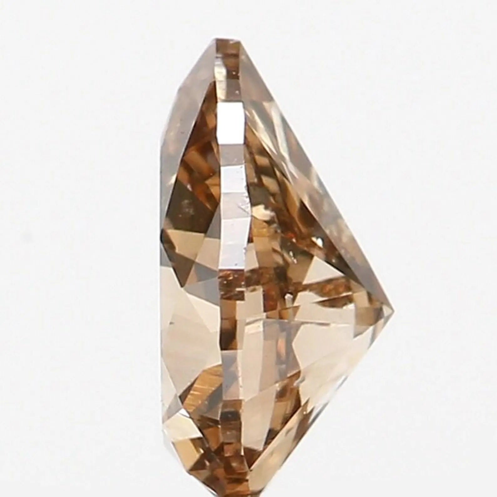 0.28 CT Natural Loose Pear Shape Diamond Brown Color Pear Cut Diamond 5.00 MM Natural Brown Color Diamond Pear Brilliant Cut Diamond NQ1085