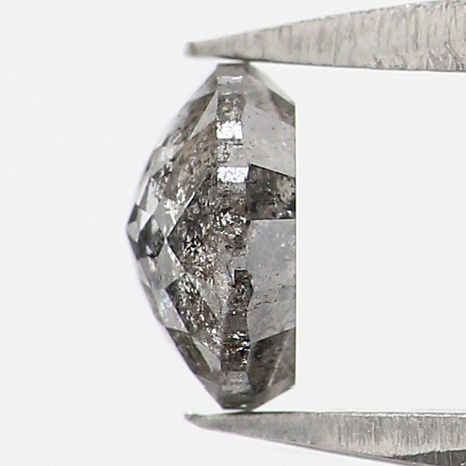 0.45 CT Natural Loose Round Rose Cut Diamond Salt And Pepper Round Shape Diamond 4.70 MM Natural Loose Diamond Round Rose Cut Diamond NQ170