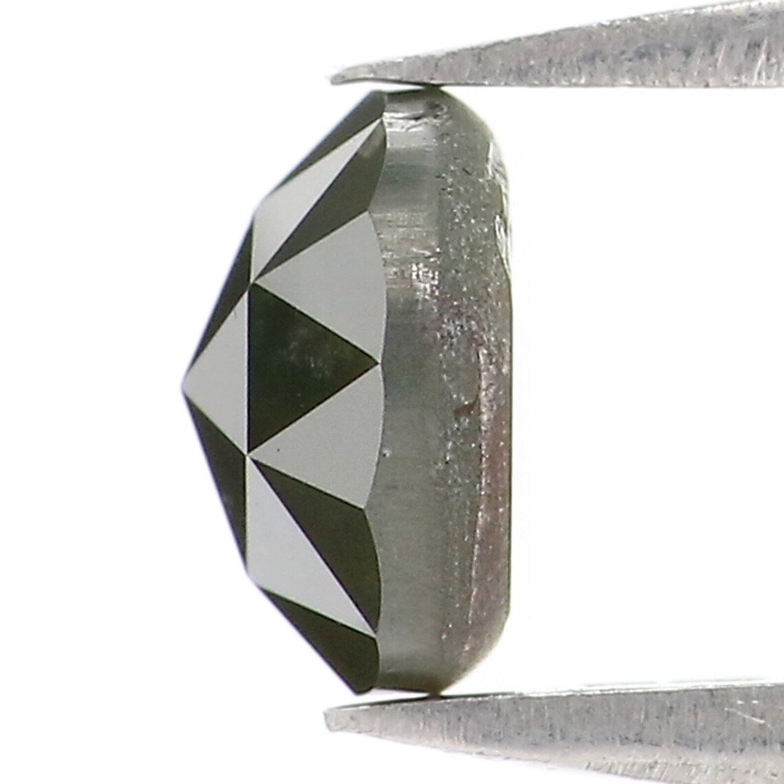 0.97 CT Natural Loose Round Shape Diamond Dark Green Color Round Cut Diamond 5.90 MM Natural Loose Diamond Round Rose Cut Diamond NQ7930