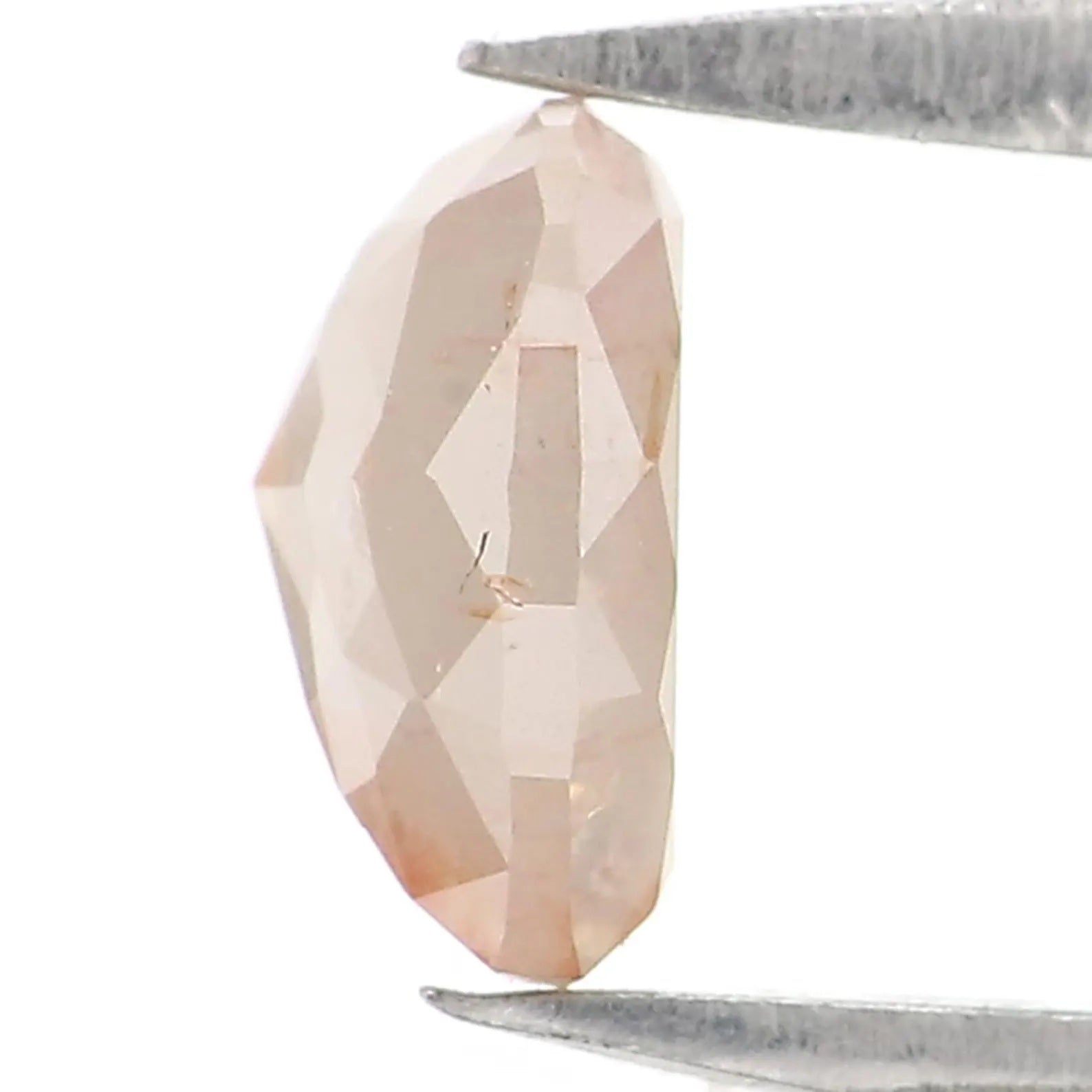 0.85 CT Natural Loose Heart Shape Diamond Light Brown Color Heart Diamond 6.15 MM Natural Loose Brown Color Heart Rose Cut Diamond NQ2391