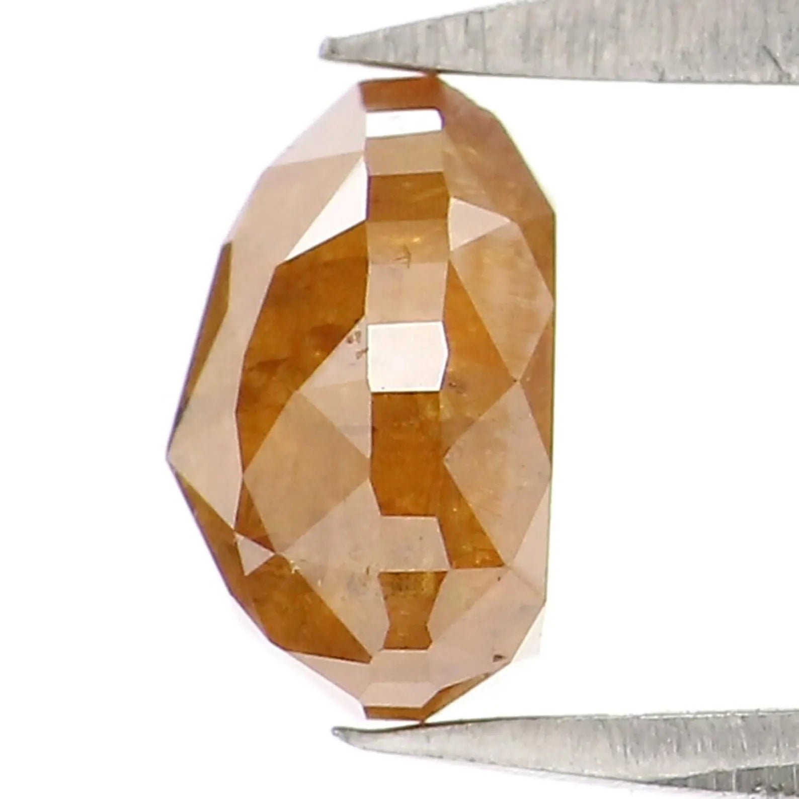 0.85 CT Natural Loose Pear Shape Diamond Brown Color Pear Cut Diamond 6.00 MM Natural Loose Diamond Brown Color Pear Rose Cut Diamond NQ2371
