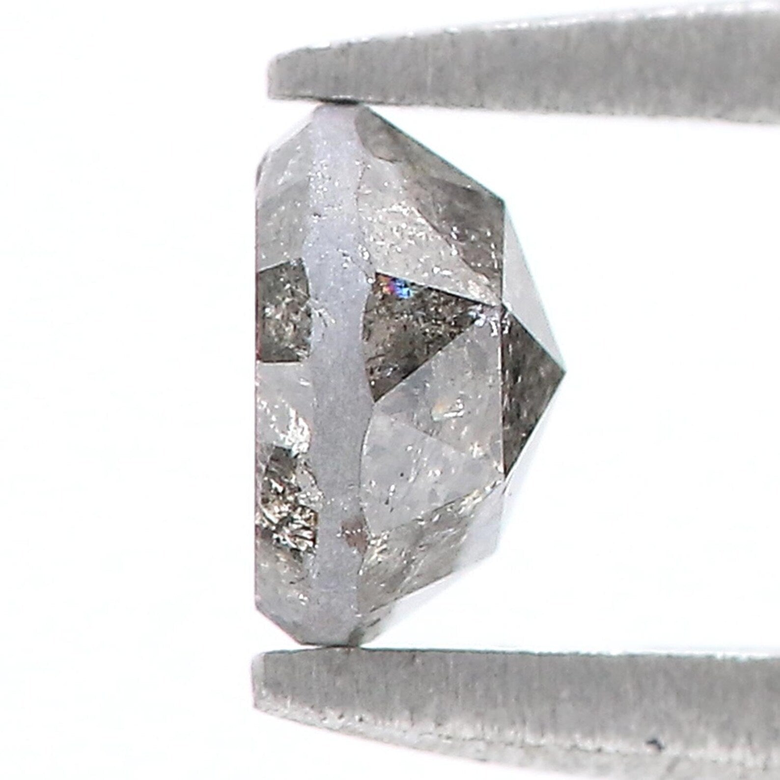 0.62 CT Natural Loose Round Rose Cut Diamond Salt And Pepper Round Cut Diamond 5.00 MM Natural Loose Diamond Round Rose Cut Diamond QN7450