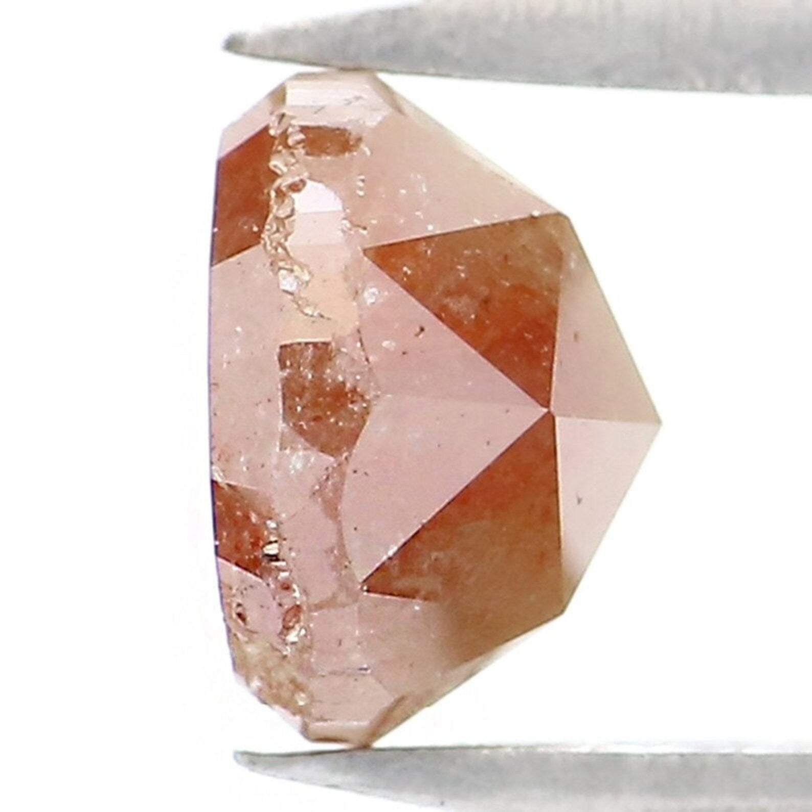 1.10 Ct Natural Loose Round Shape Diamond Yellow Brown Color Round Cut Diamond 5.80 MM Natural Loose Diamond Round Rose Cut Diamond NQ102