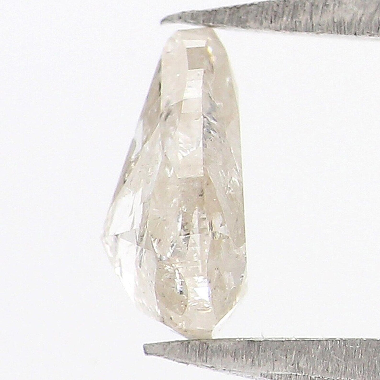 0.66 CT Natural Loose Pear Shape Diamond Yellow Color Pear Cut Diamond 6.60 MM Natural Grey Color Diamond Pear Brilliant Cut Diamond NQ7419