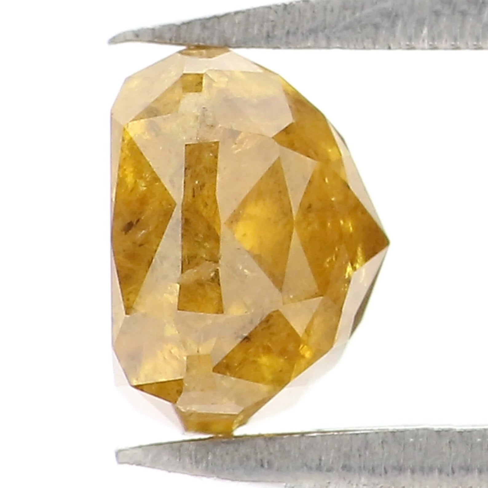 1.18 CT Natural Loose Cushion Shape Diamond Yellow Color Cushion Cut Diamond 5.75 MM Natural Loose Cushion Shape Rose Cut Diamond NQ2236