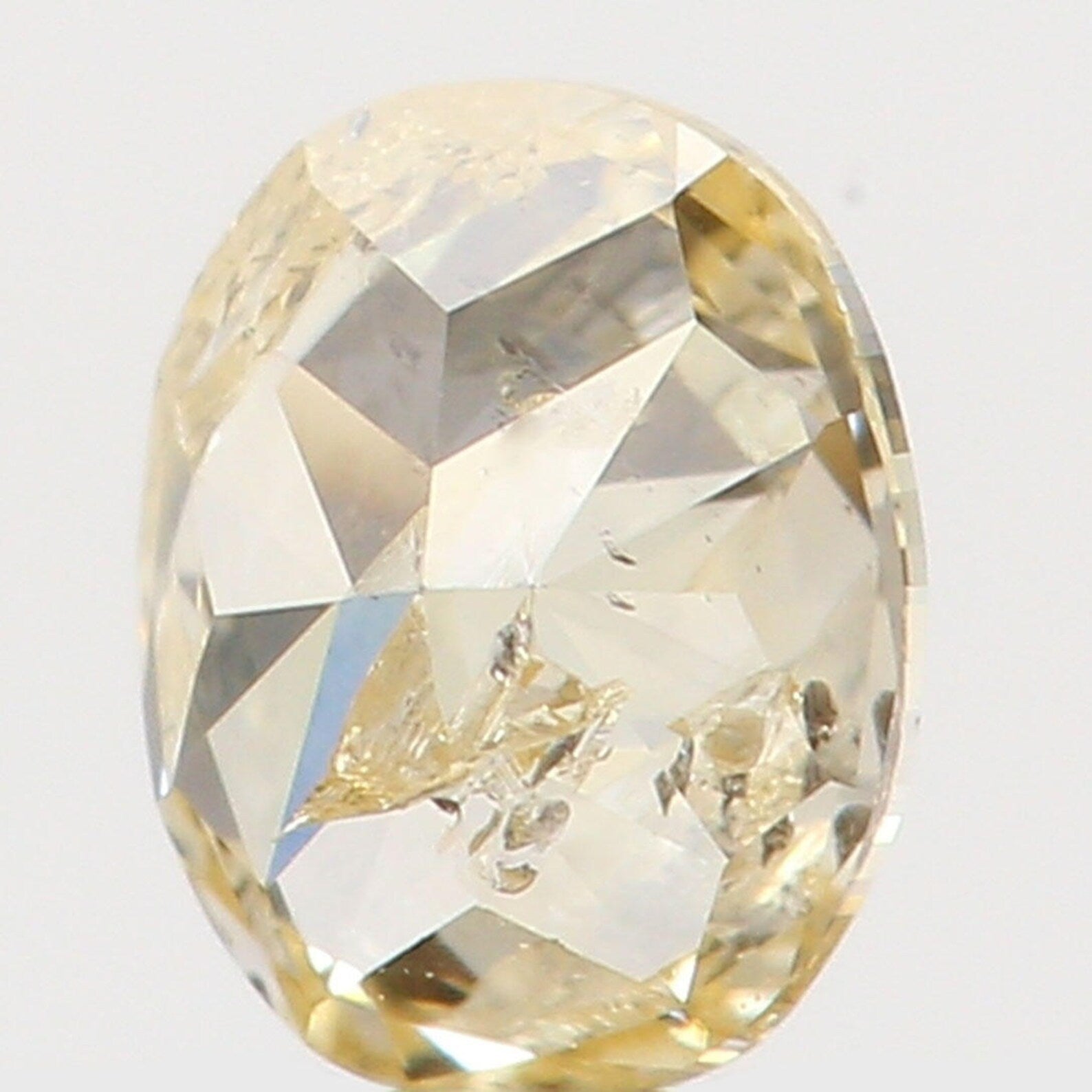 0.15 Ct Natural Loose Diamond Oval Light Yellow Color I1 Clarity 3.60 MM N7253