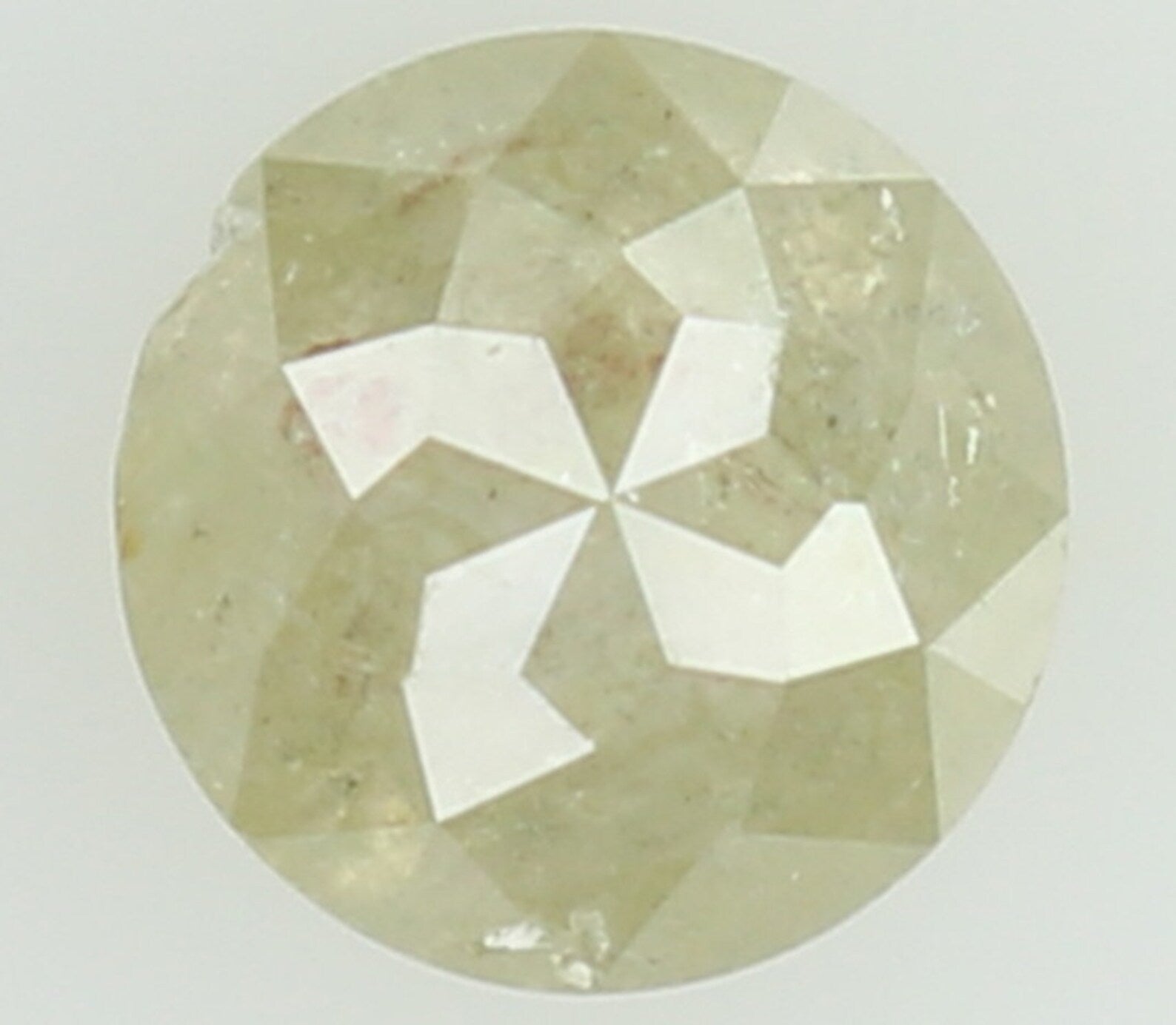 0.52 Ct Natural Loose Diamond Round Rose Cut Grey Color I3 Clarity 4.60 MM N7587