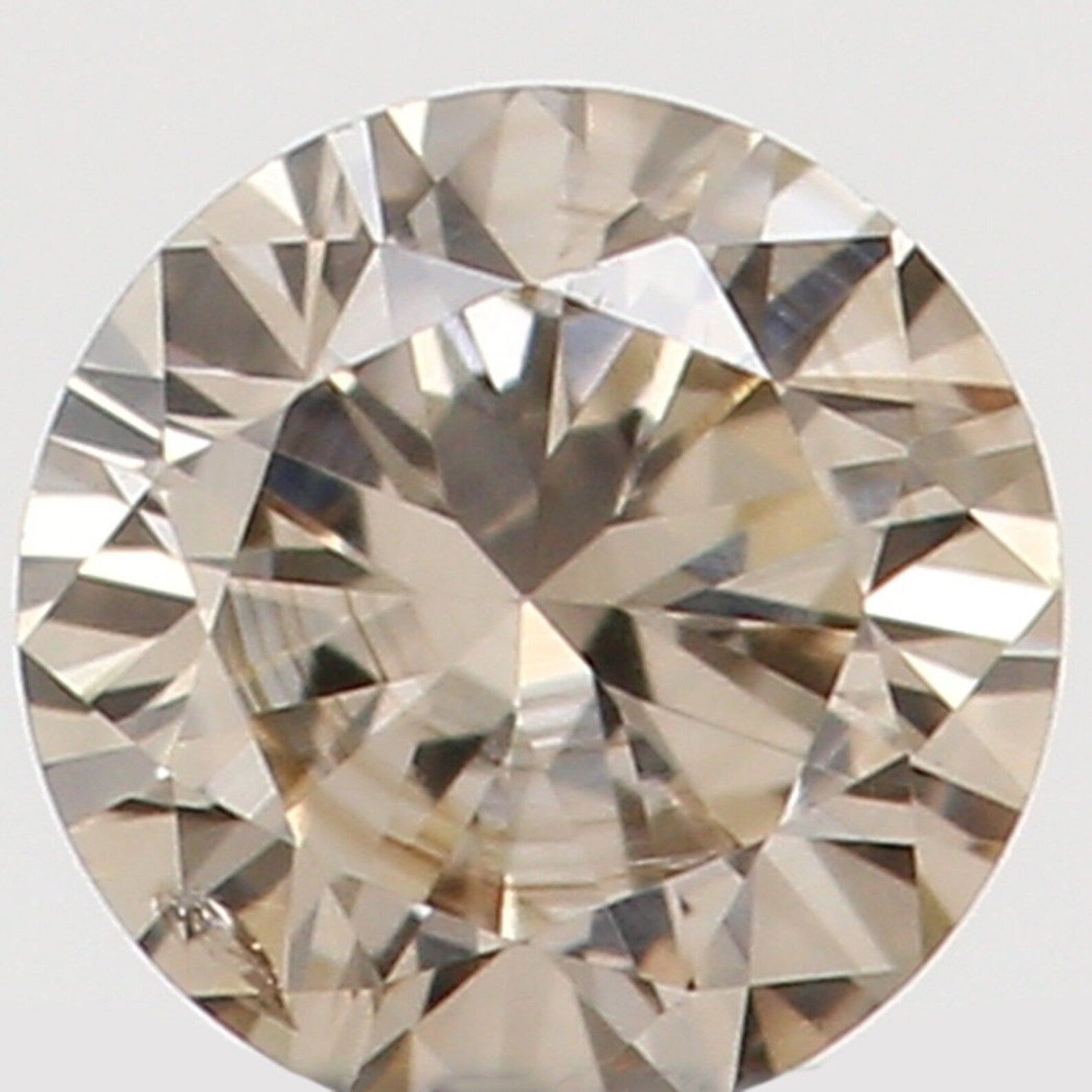 0.08 CT Natural Loose Round Shape Diamond Brown Color Round Cut Diamond 2.80 MM Natural Loose Diamond Round Brilliant Cut Diamond N7960