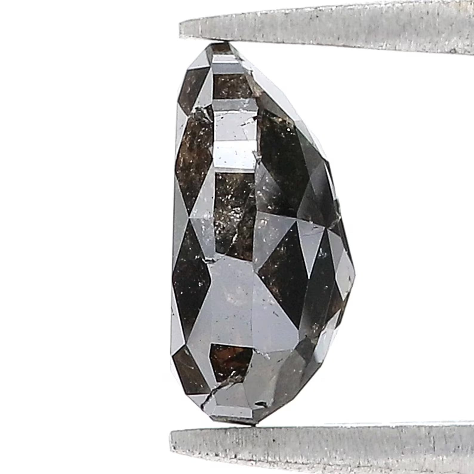 2.69 CT Natural Loose Pear Shape Diamond Black Color Pear Cut Diamond 9.60 MM Natural Loose Black Color Pear Brilliant Cut Diamond NQ6513