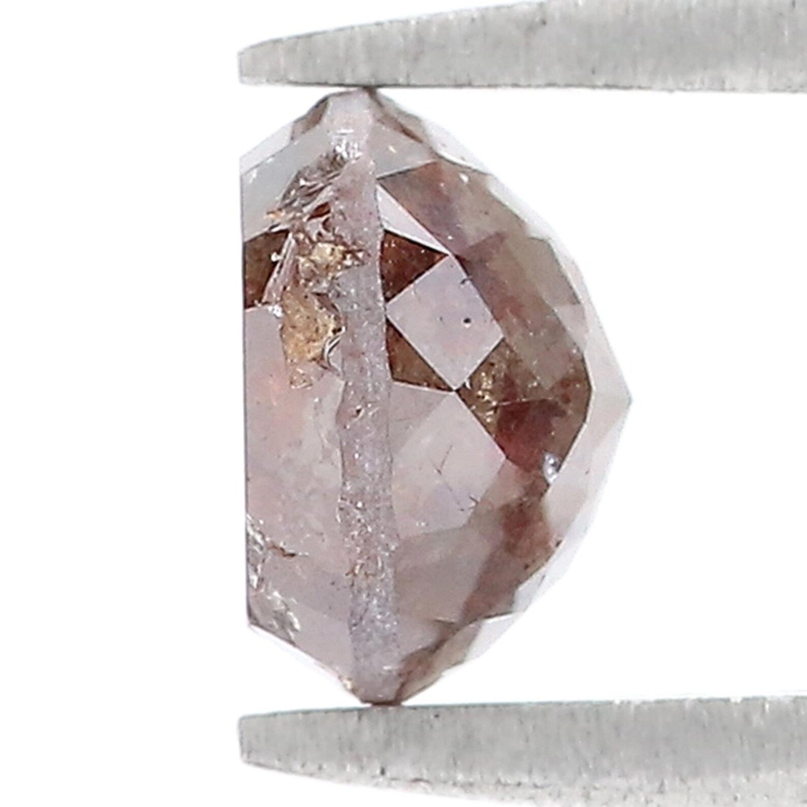 1.76 Ct Natural Loose Round Rose Cut Diamond Brown Color Round Shape Diamond 6.90 MM Natural Loose Brown Color Round Rose Cut Diamond NQ7176