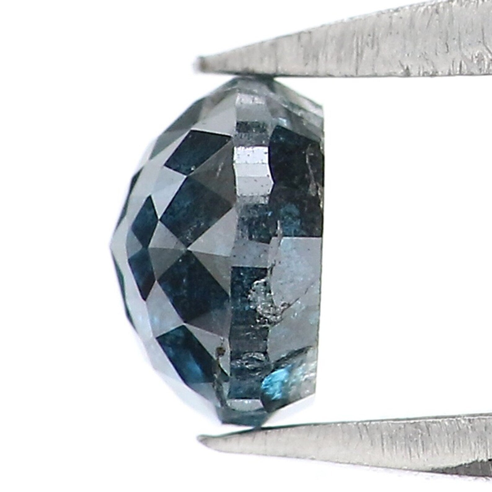 0.41 CT Natural Loose Round Shape Diamond Blue Color Round Rose Cut Diamond 4.20 MM Natural Loose Diamond Blue Round Rose Cut Diamond NQ9852