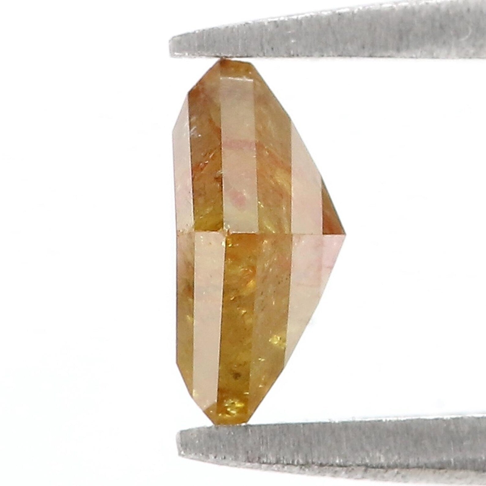 1.09 CT Natural Loose Kite Shape Diamond Yellow Color Kite Diamond 7.70 MM Natural Loose Diamond Yellow Color Kite Rose Cut Diamond QN768