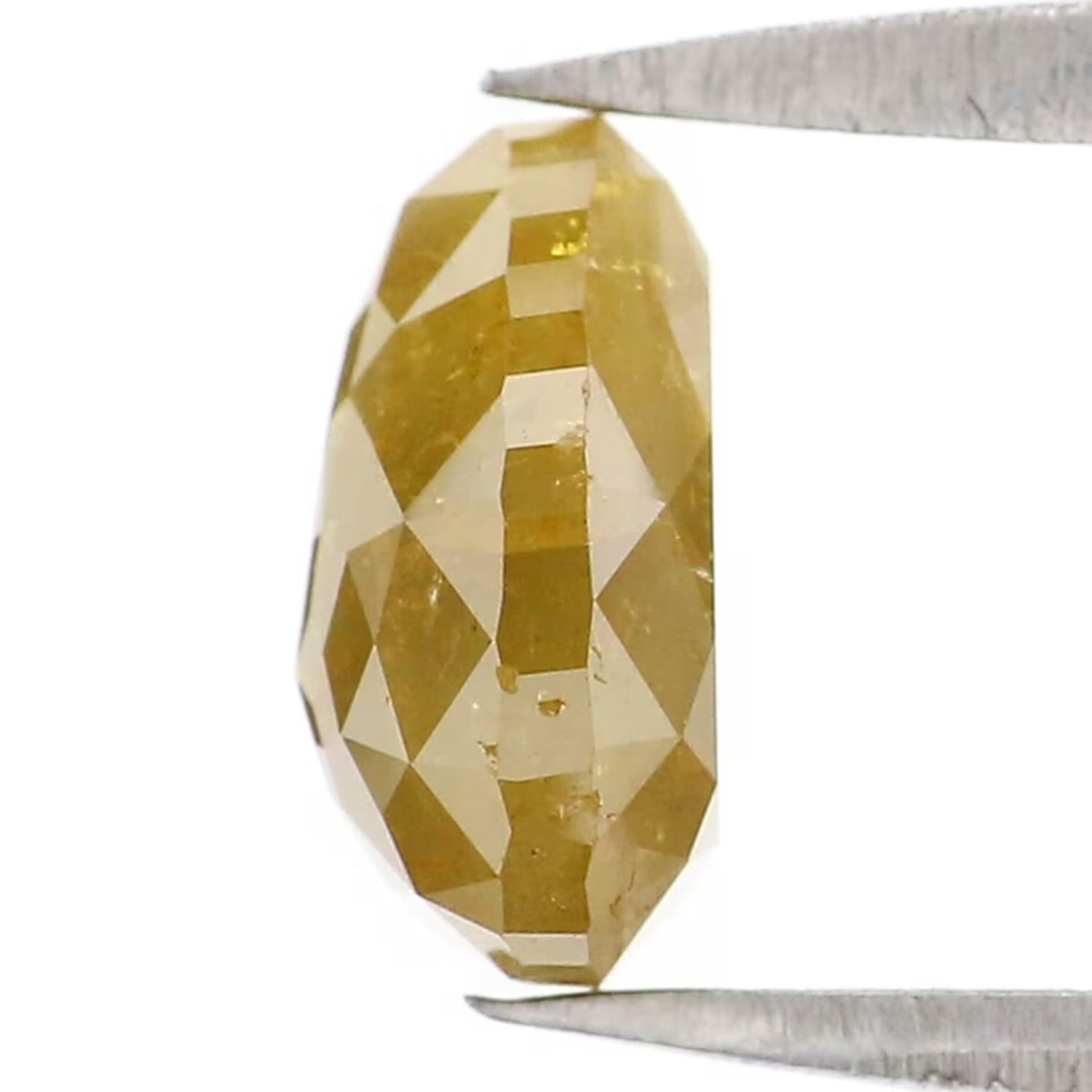 1.21 CT Natural Loose Pear Shape Diamond Yellow Color Pear Cut Diamond 7.40 MM Natural Loose Diamond Yellow Pear Rose Cut Diamond NQ9212