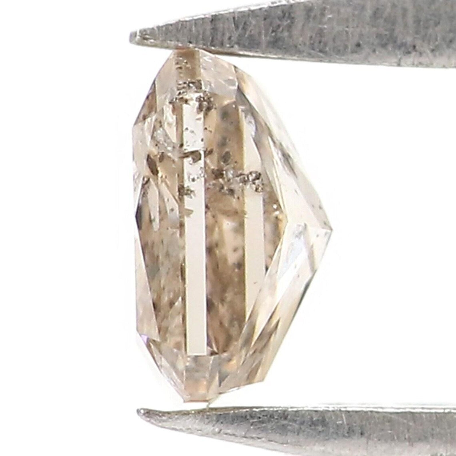 0.32 CT Natural Loose Emerald Shape Diamond Grey Color Emerald Diamond 4.20 MM Natural Loose Grey Color Emerald Brilliant Cut Diamond NQ7376