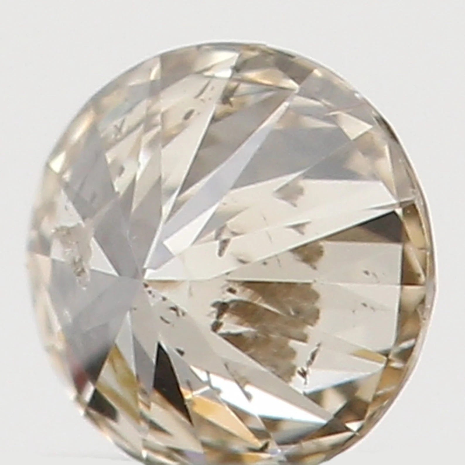 0.08 Ct Natural Loose Round Shape Diamond Brown Color Round Cut Diamond 2.80 MM Natural Loose Diamond Round Brilliant Cut Diamond N7823