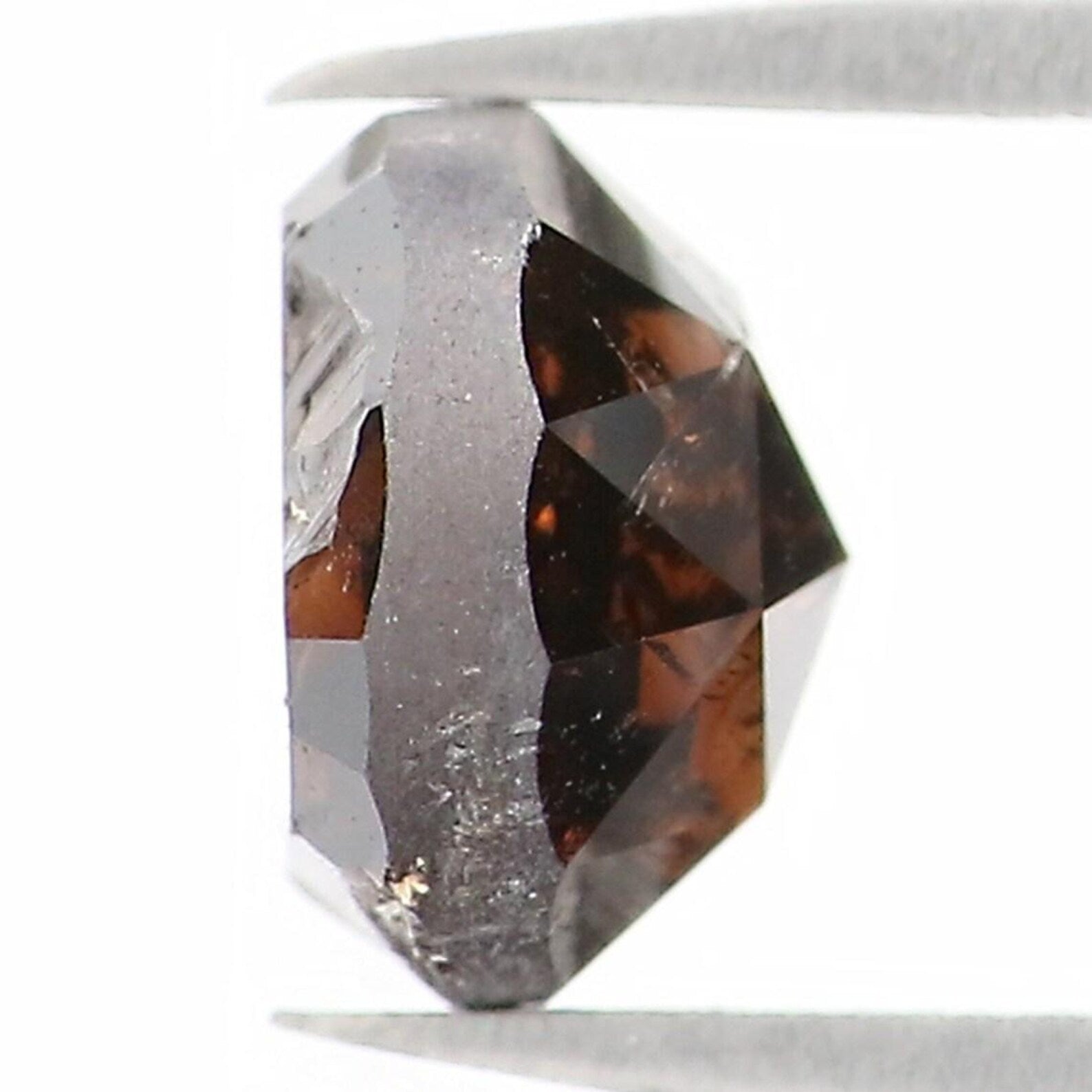 0.86 CT Natural Loose Round Shape Diamond Brown Color Round Cut Diamond 5.30 MM Natural Loose Brown Color Round Rose Cut Diamond NQ1515