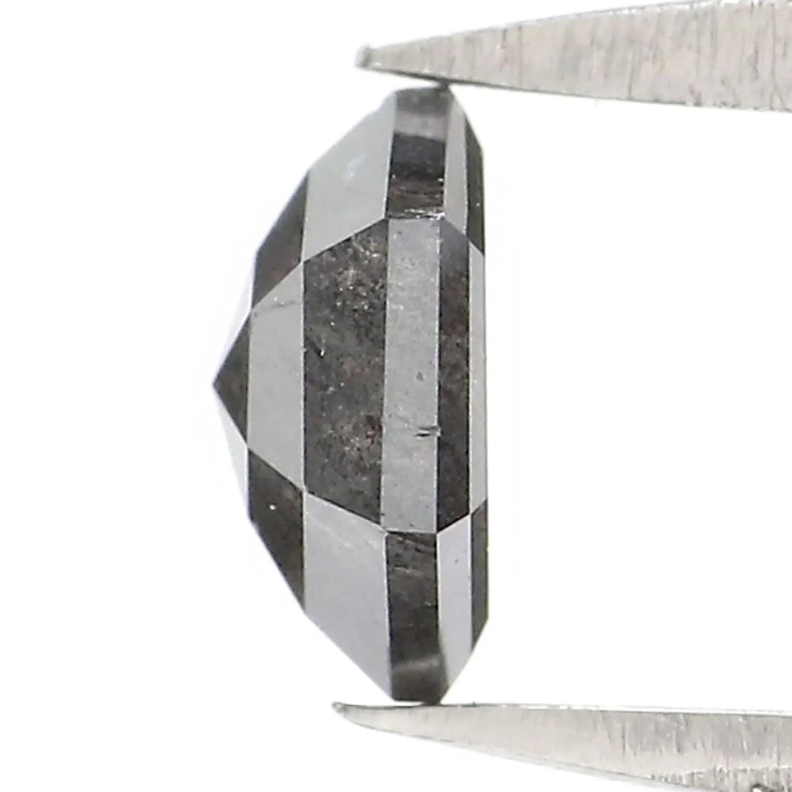 0.58 CT Natural Loose Hexagon Shape Diamond Salt And Pepper Hexagon Diamond 5.70 MM Natural Loose Diamond Hexagon Rose Cut Diamond NQ2453