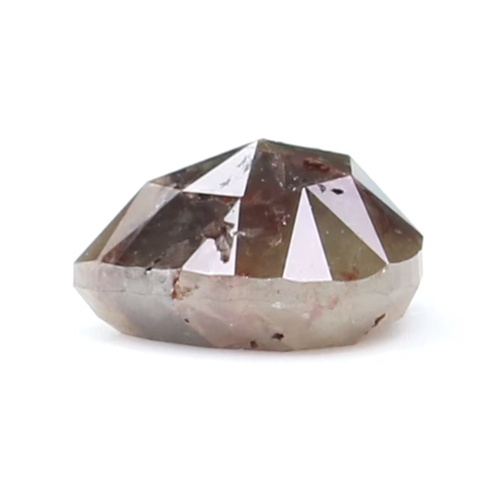 1.73 CT Natural Loose Pear Shape Diamond Brown Color Pear Cut Diamond 7.50 MM Natural Loose Diamond Pear Shape Rose Cut Diamond N8549