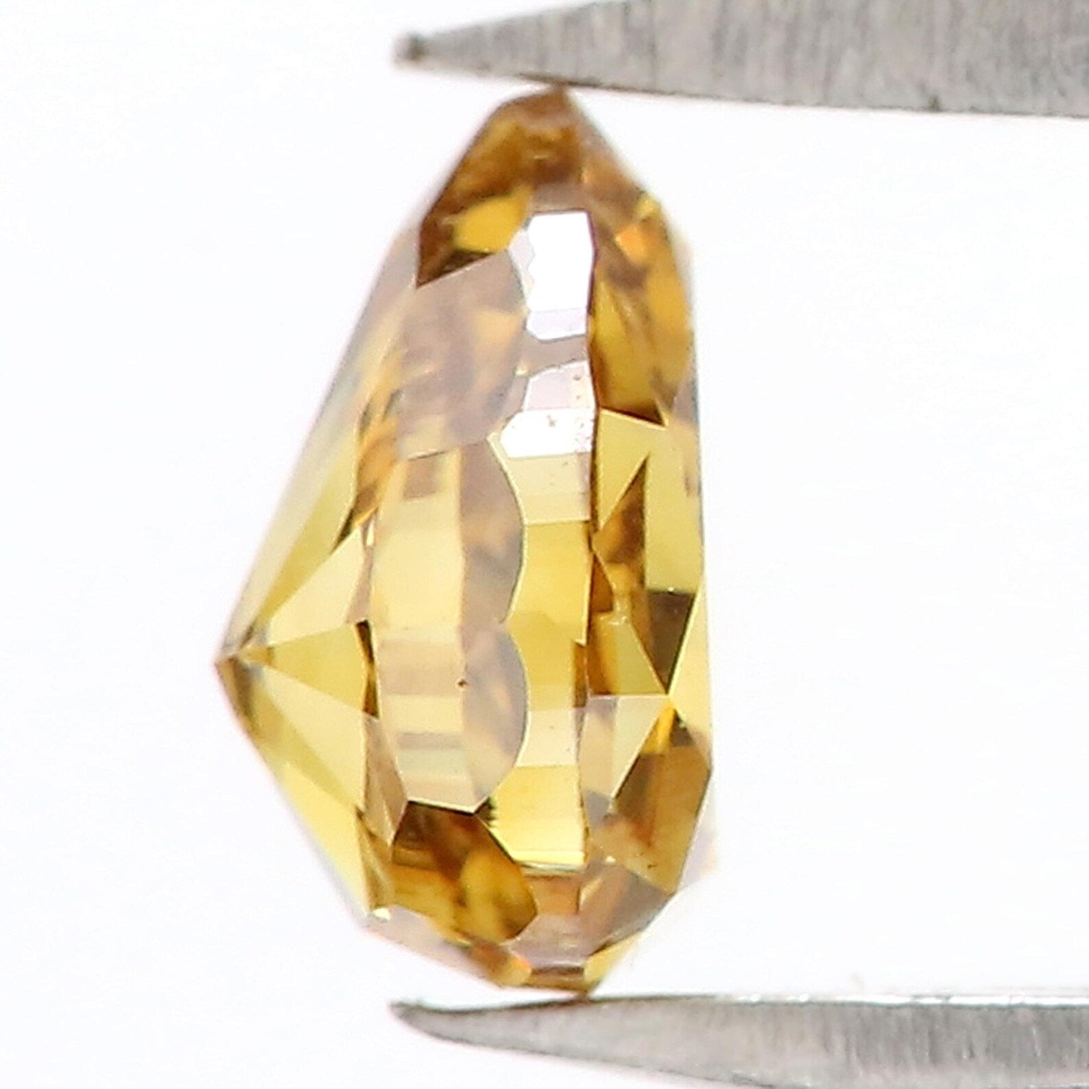 0.44 Ct Natural Loose Pear Shape Diamond Brown Color Pear Cut Diamond 5.25 MM Natural Loose Brown Color Pear Brilliant Cut Diamond QNB9828