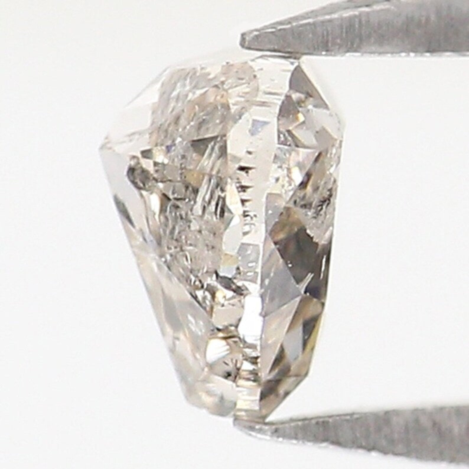 0.51 CT Natural Loose Heart Shape Diamond Yellow Grey Color Heart Diamond 4.30 MM Natural Loose Diamond Heart Brilliant Cut Diamond NQ7492