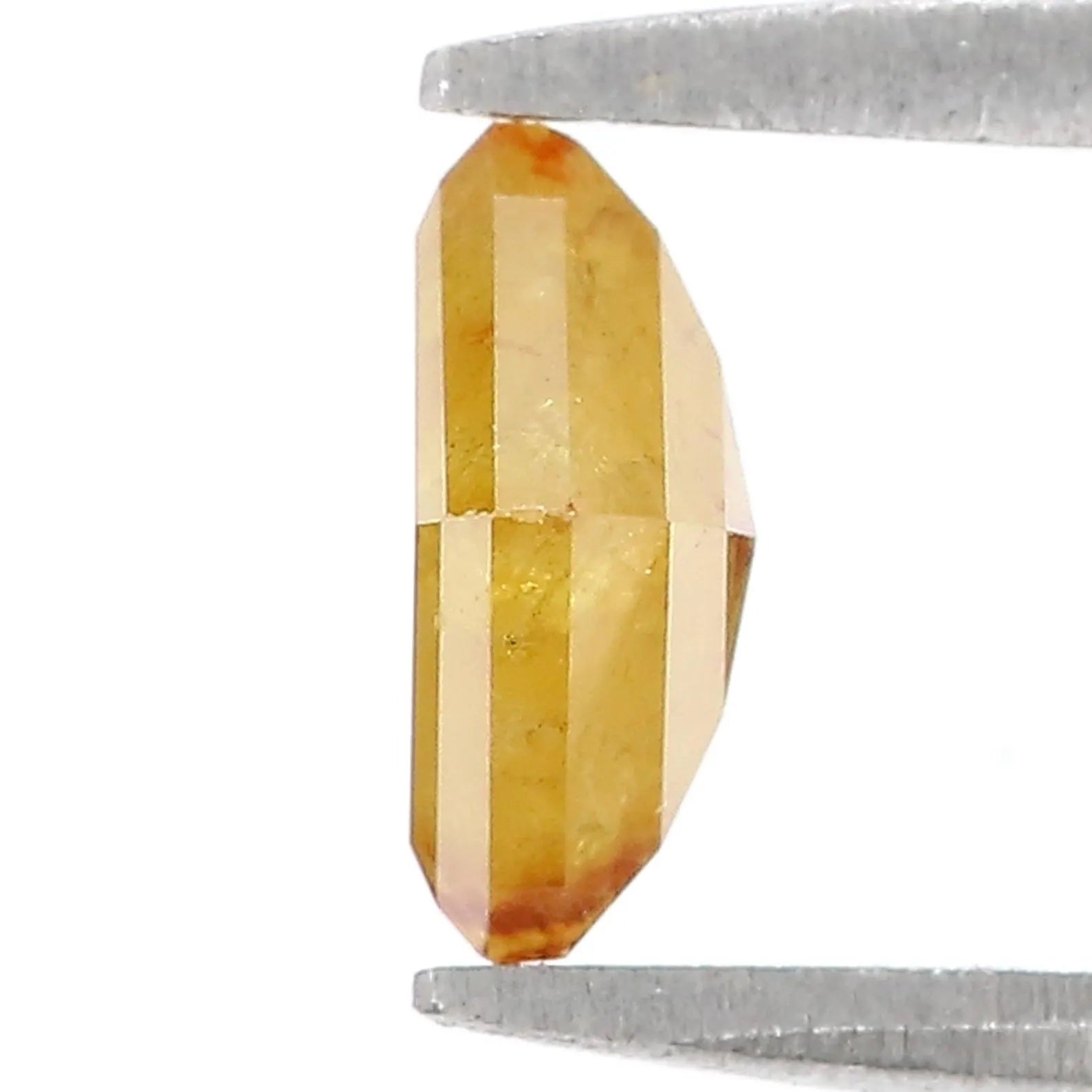 1.00 CT Natural Loose Kite Shape Diamond Yellow Color Kite Cut Diamond 7.45 MM Natural Loose Diamond Kite Shape Rose Cut Diamond QN634