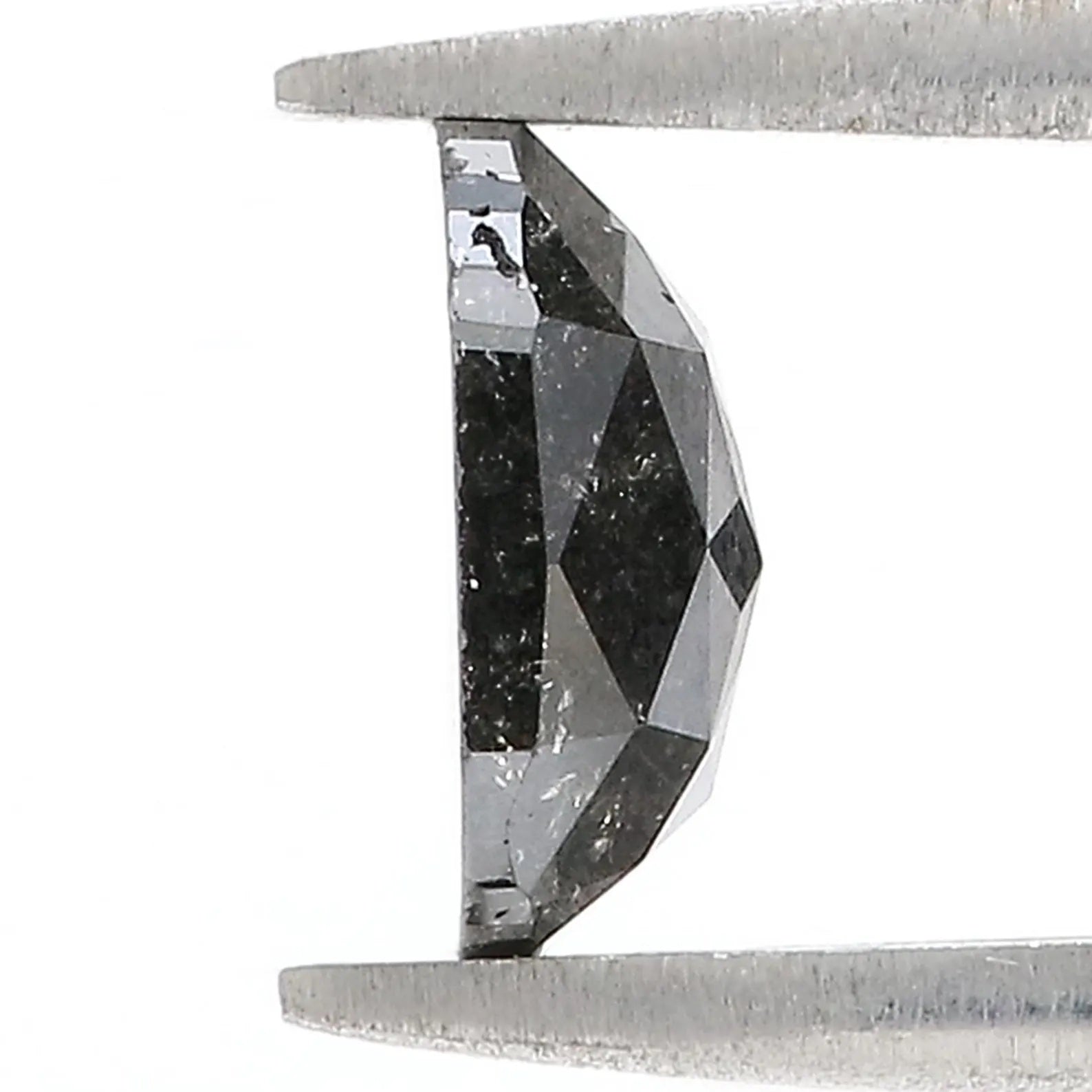 2.00 CT Natural Loose Cushion Shape Diamond Black Color Cushion Diamond 8.20 MM Natural Loose Black Color Cushion Rose Cut Diamond NQ9598