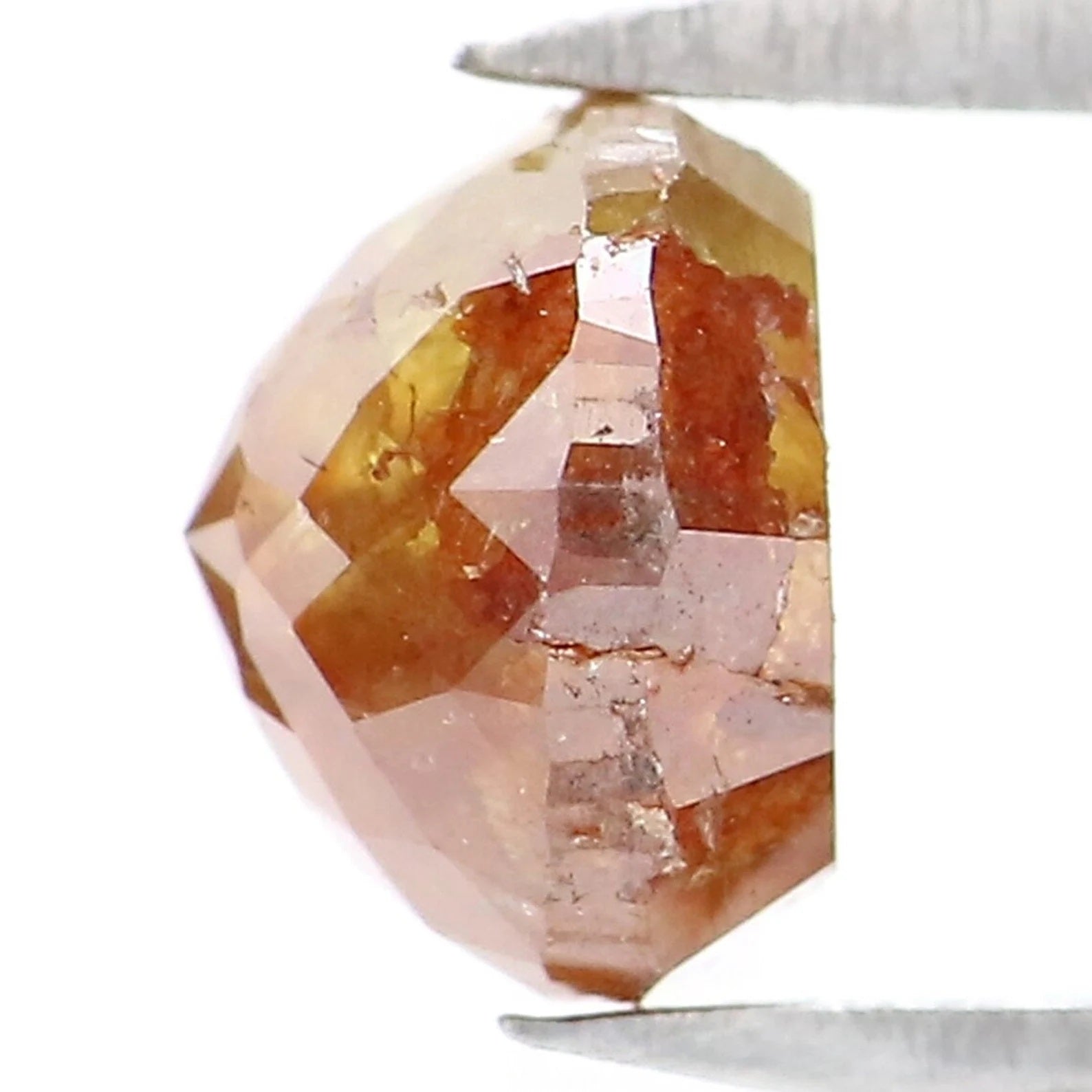 1.13 CT Natural Loose Round Shape Diamond Brown Color Round Cut Diamond 5.70 MM Natural Loose Diamond Round Shape Rose Cut Diamond NQ9987