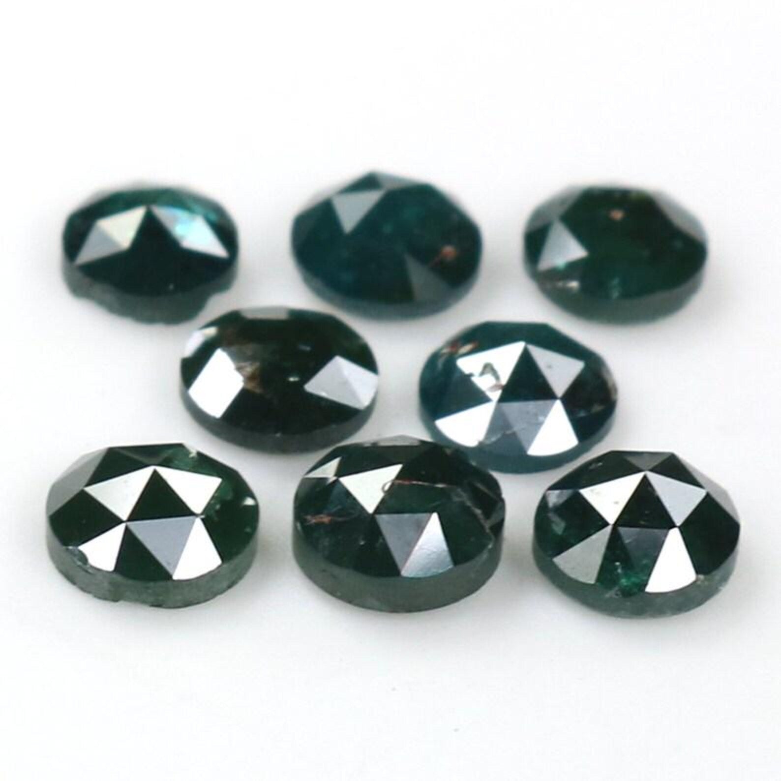 2.32 CT Natural Loose Round Shape Diamond Blue Color Round Cut Diamond 3.70 MM Natural Diamond Blue Color Round Rose Cut Diamond NQ9724