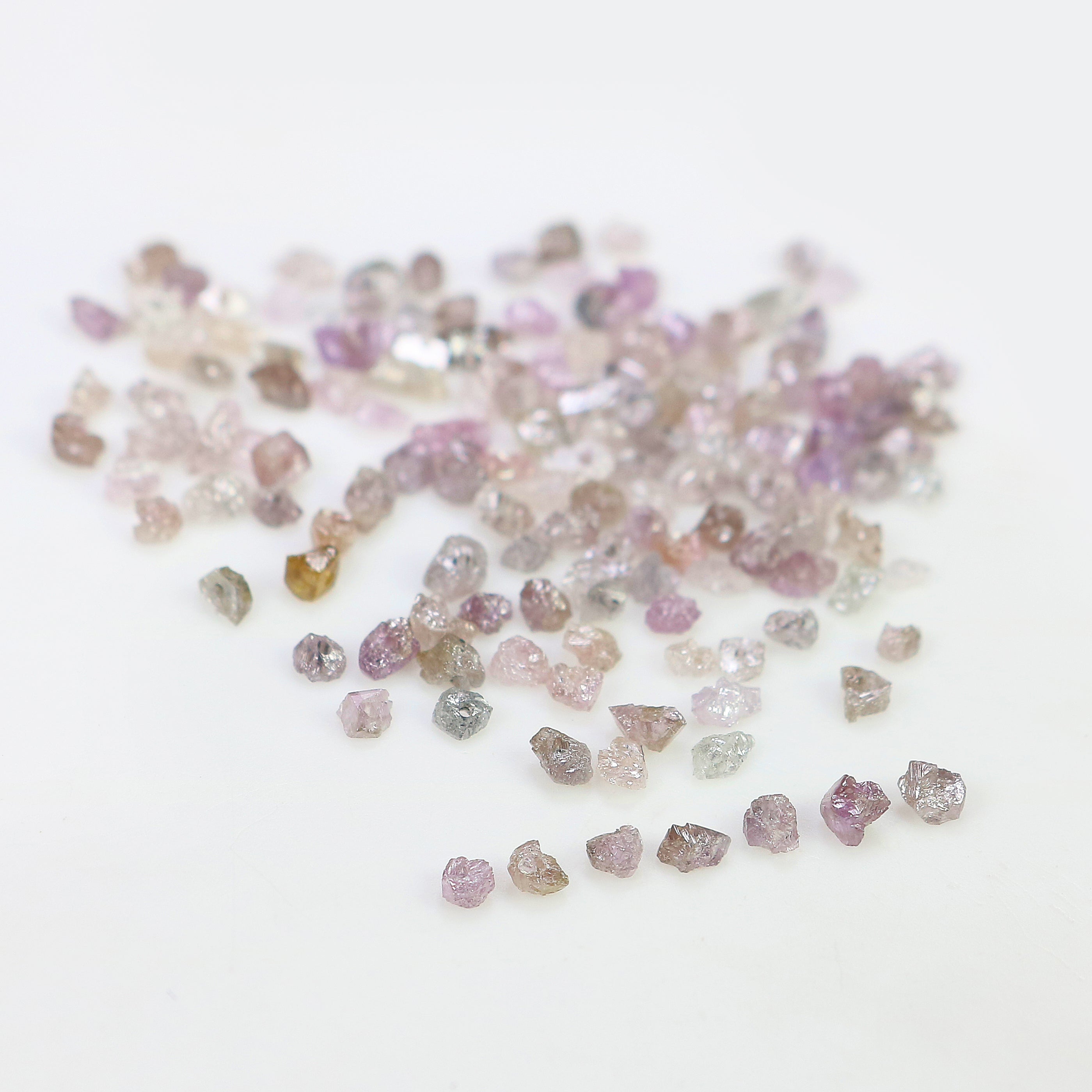 Natural Loose Rough Cut Diamond Pink Color Rough Bead Cut Diamond 2.00 To 100.00 Ct Lot Uncut Drilled Bead Rough Irregular Cut Diamond Q87