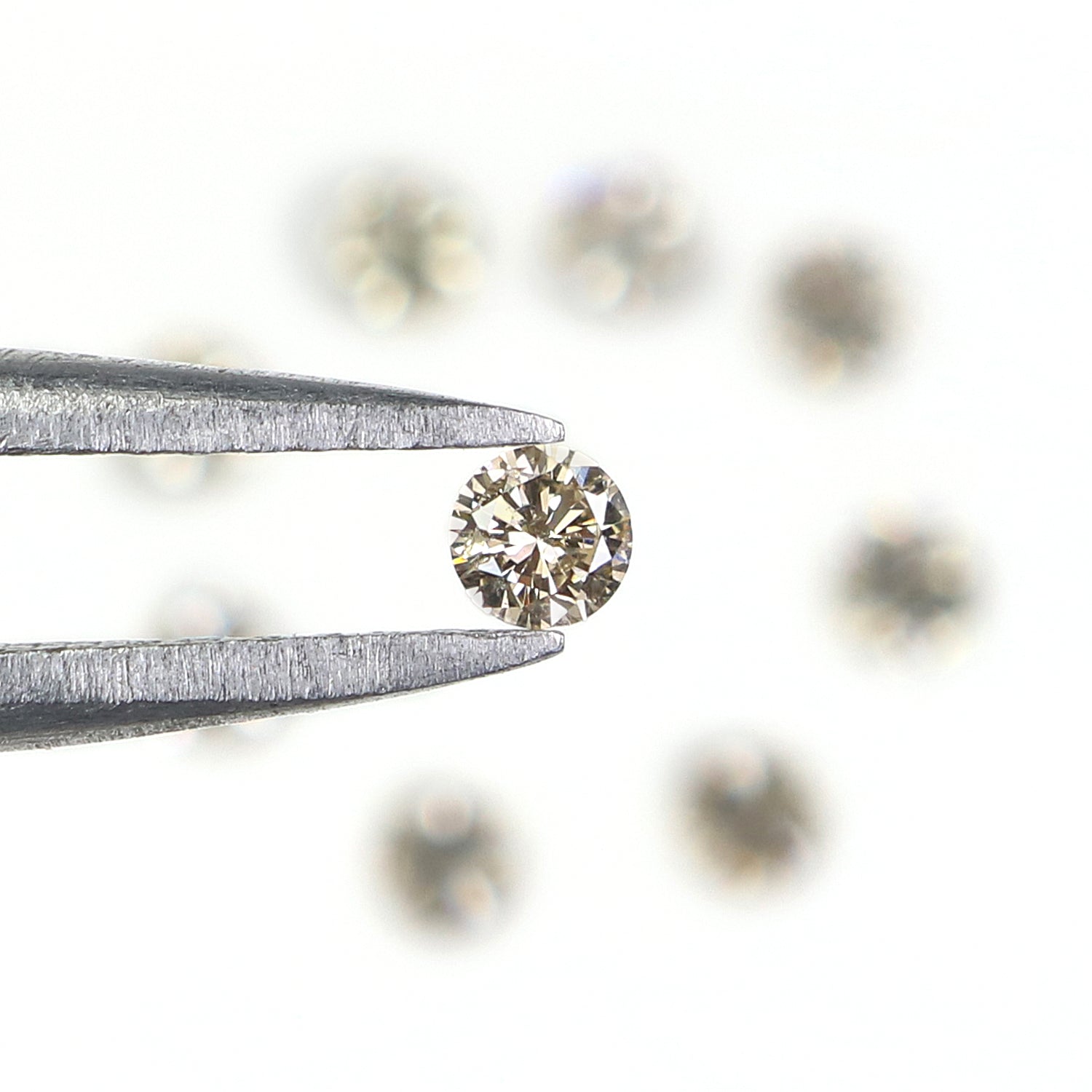 0.46 Ct Natural Loose Round Shape Diamond Brown Color Round Cut Diamond 2.30 MM Natural Loose Brown Color Round Brilliant Cut Diamond LQ6559