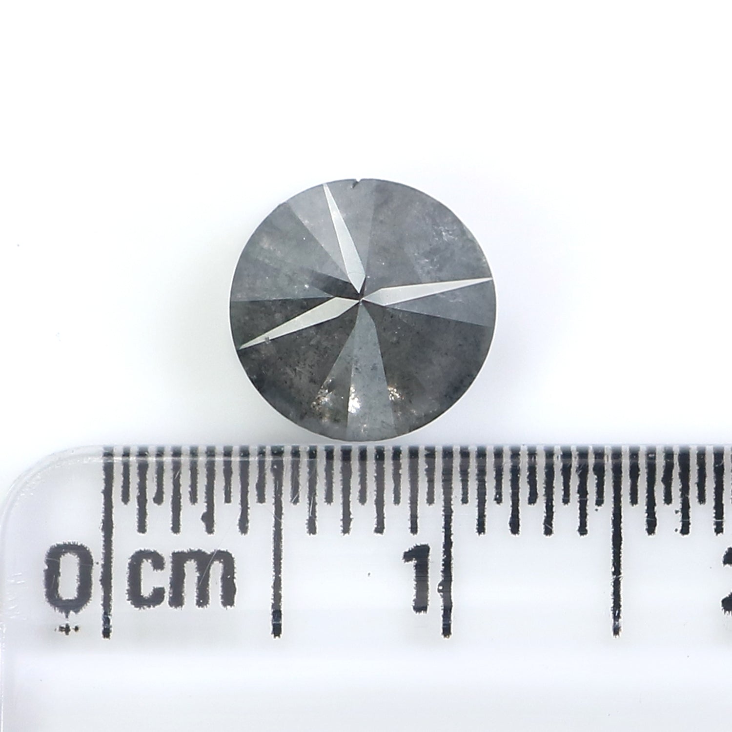 2.68 CT Natural Loose Round Diamond Salt And Pepper Diamond Natural Loose Diamond 7.80 MM Round Brilliant Cut Diamond Round Shape QK1989