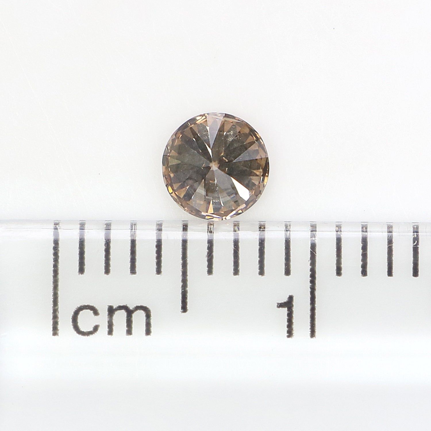 0.32 Ct Natural Loose Round Shape Diamond Brown Color Round Cut Diamond 4.25 MM Natural Loose Brown Color Round Brilliant Cut Diamond LQ838