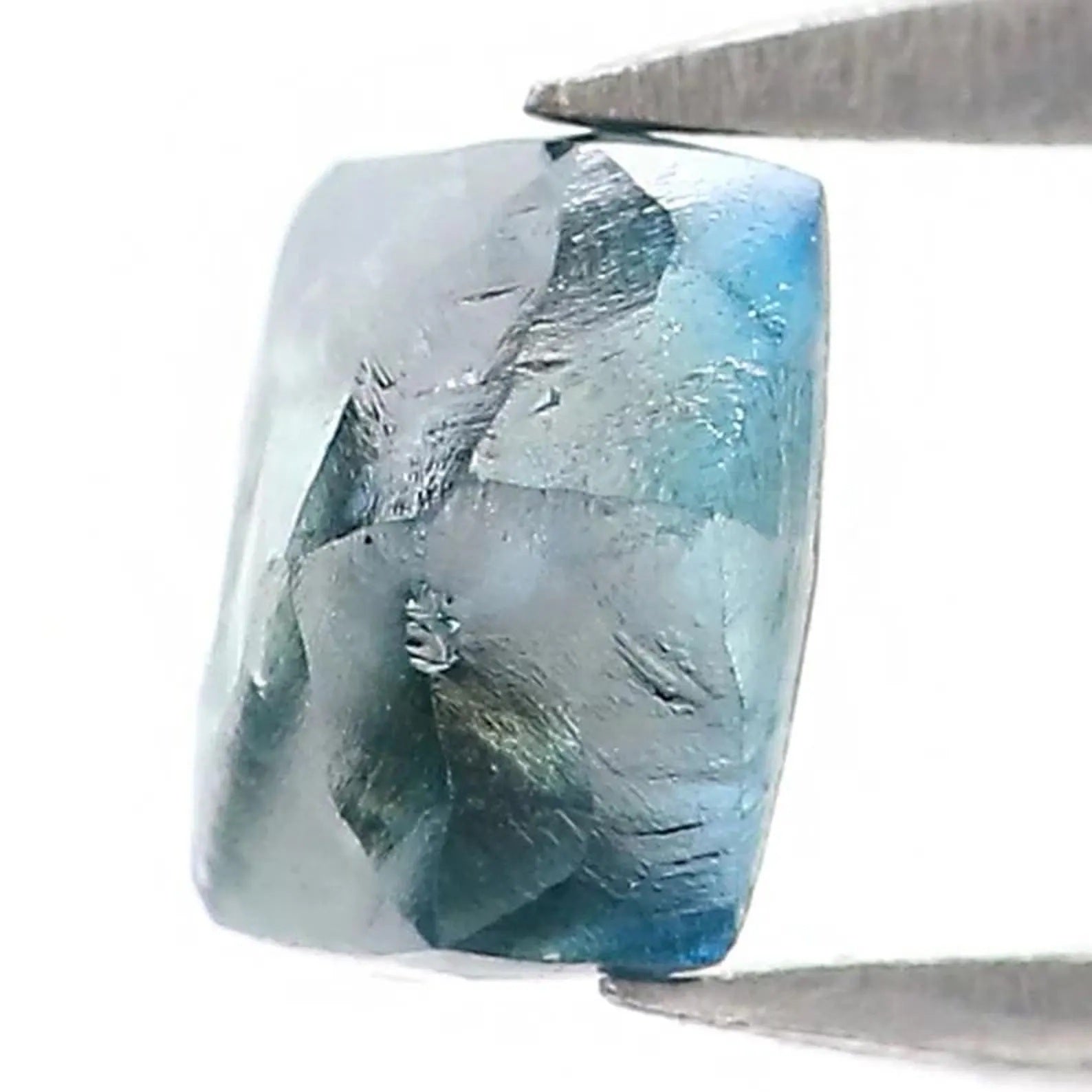 0.73 CT Natural Loose Crystal Rough Shape Diamond Blue Color Uncut Diamond 5.05 MM Natural Loose Diamond Rough Irregular Cut Diamond NQ2013