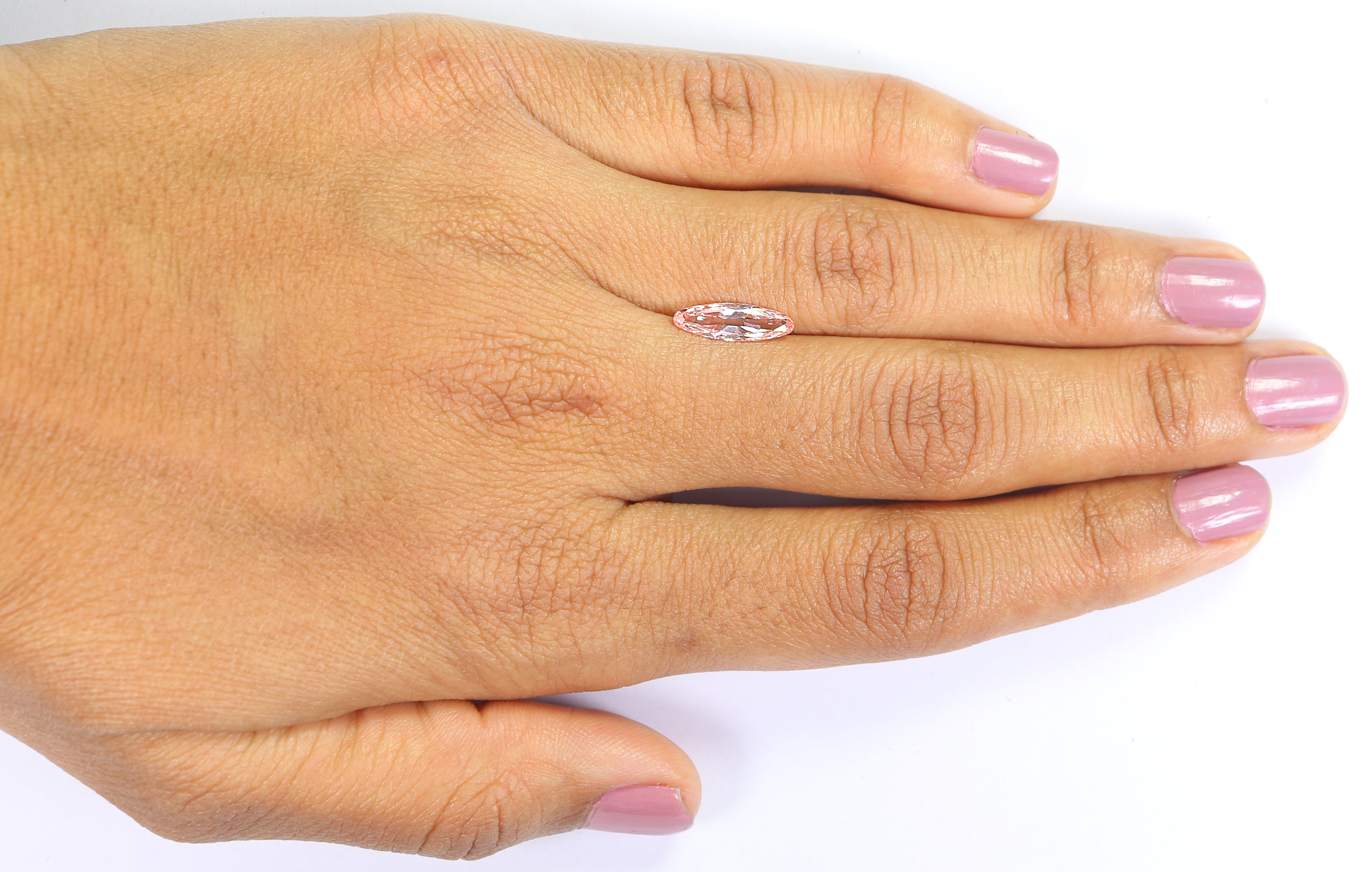 0.99 CT Lab Grown Oval Old European Cut Diamond Pink Color Diamond VS2 Clarity Diamond Lab Grown Diamond Lab Created Oval CVD Diamond L3475