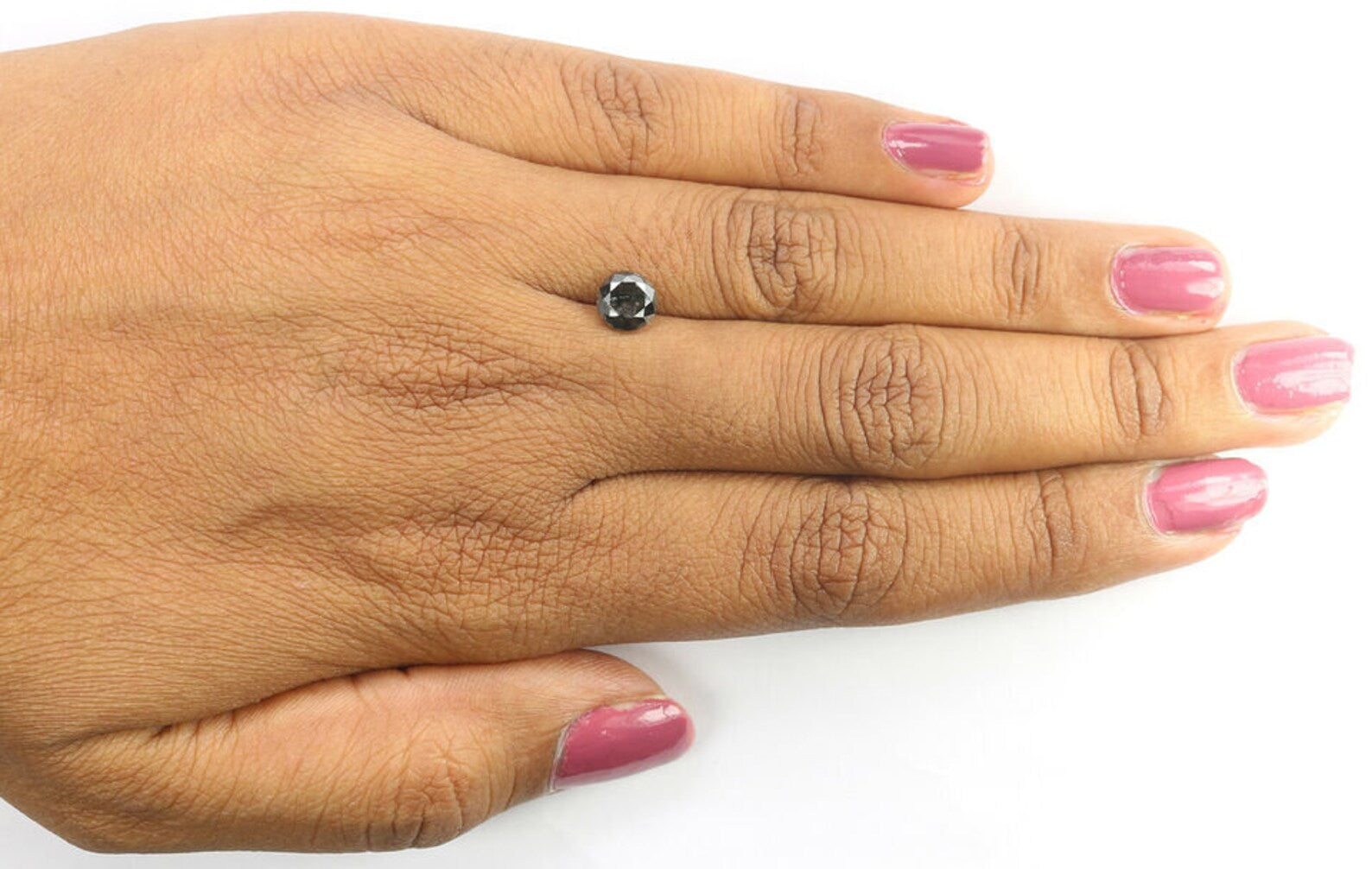 1.02 CT Natural Loose Round Shape Diamond Salt And Pepper Round Cut Diamond 6.10 MM Natural Loose Diamond Round Brilliant Cut Diamond QN1453