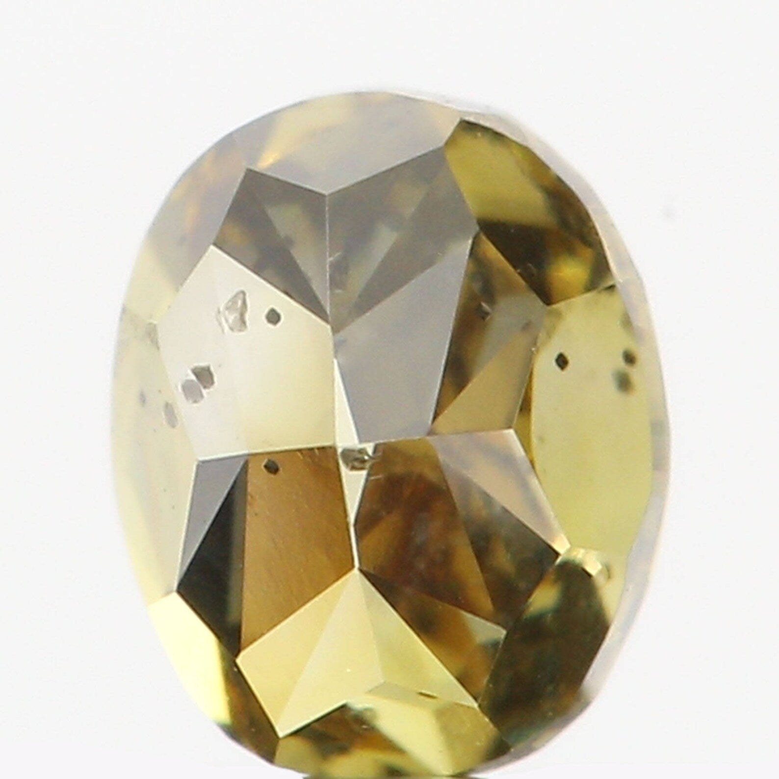 0.27 Ct Natural Loose Oval Shape Diamond Green Color Oval Cut Diamond 3.85 MM Natural Loose Diamond Oval Brilliant Cut Diamond N7181