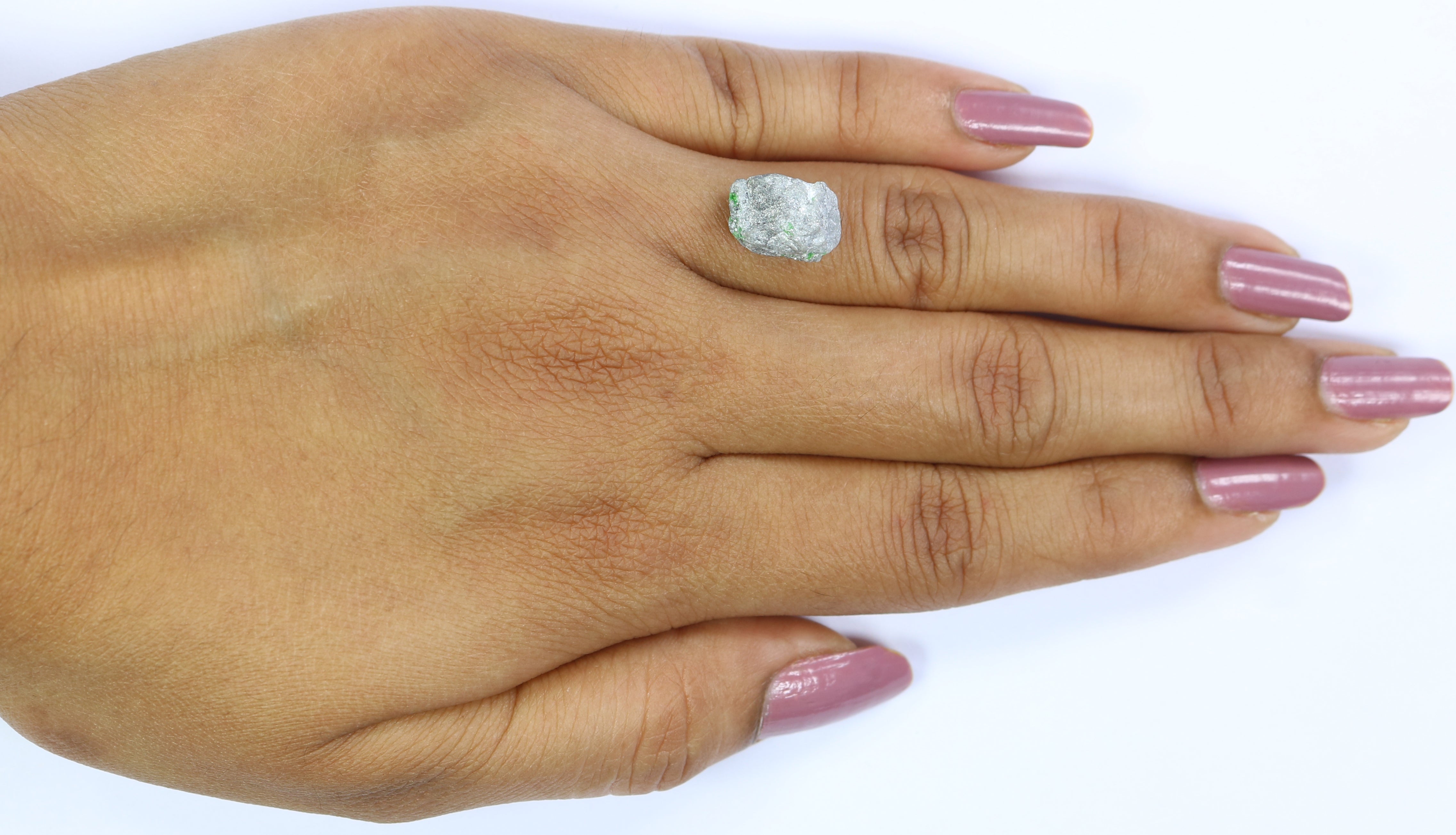 5.56 CT Natural Loose Rough Shape Diamond Grey Color Rough Diamond 12.05 MM Natural Loose Diamond Grey Color Irregular Cut Diamond L2791