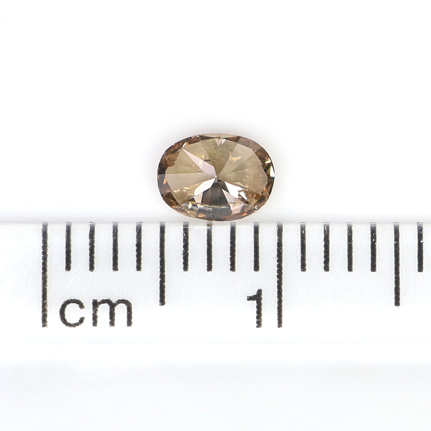 0.38 CT Natural Loose Oval Shape Diamond Brown Color Oval Cut Diamond 5.05 MM Natural Loose Brown Color Oval Brilliant Cut Diamond LQ836