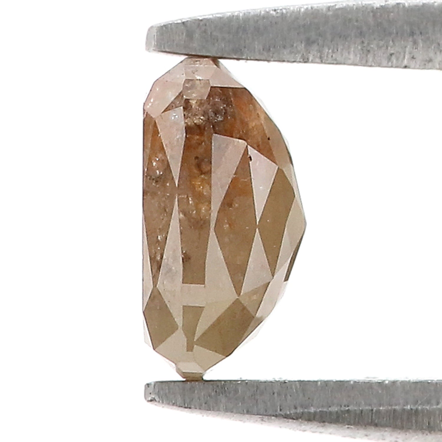Natural Cushion Diamond 0.80 CT Loose Rose Cut Brown Stone 6.15 MM Rustic Diamond For Custom Engagement Ring L3625