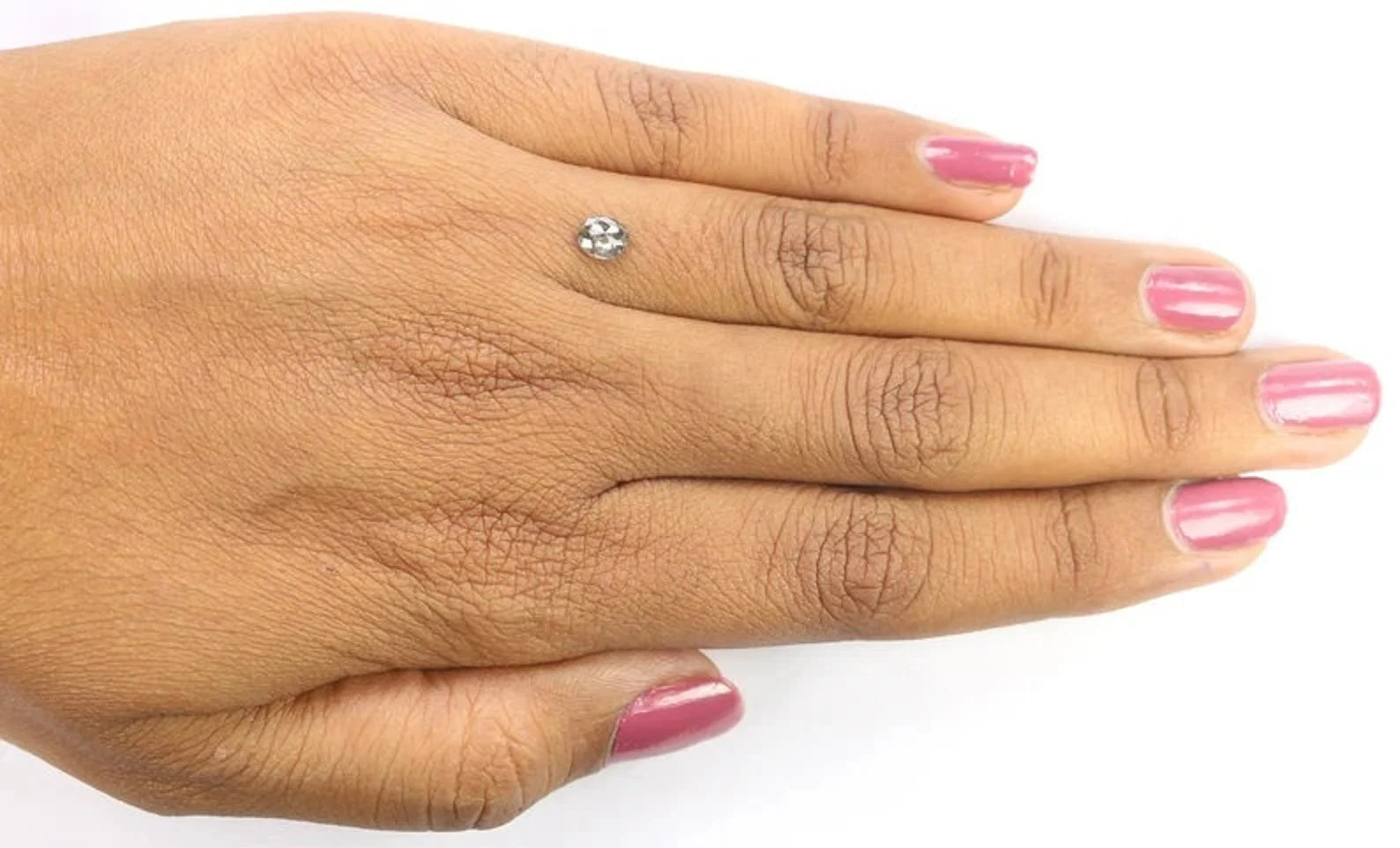 0.44 CT Natural Loose Oval Shape Diamond Salt And Pepper Oval Cut Diamond 5.30 MM Natural Loose Diamond Oval Shape Rose Cut Diamond NQ1444