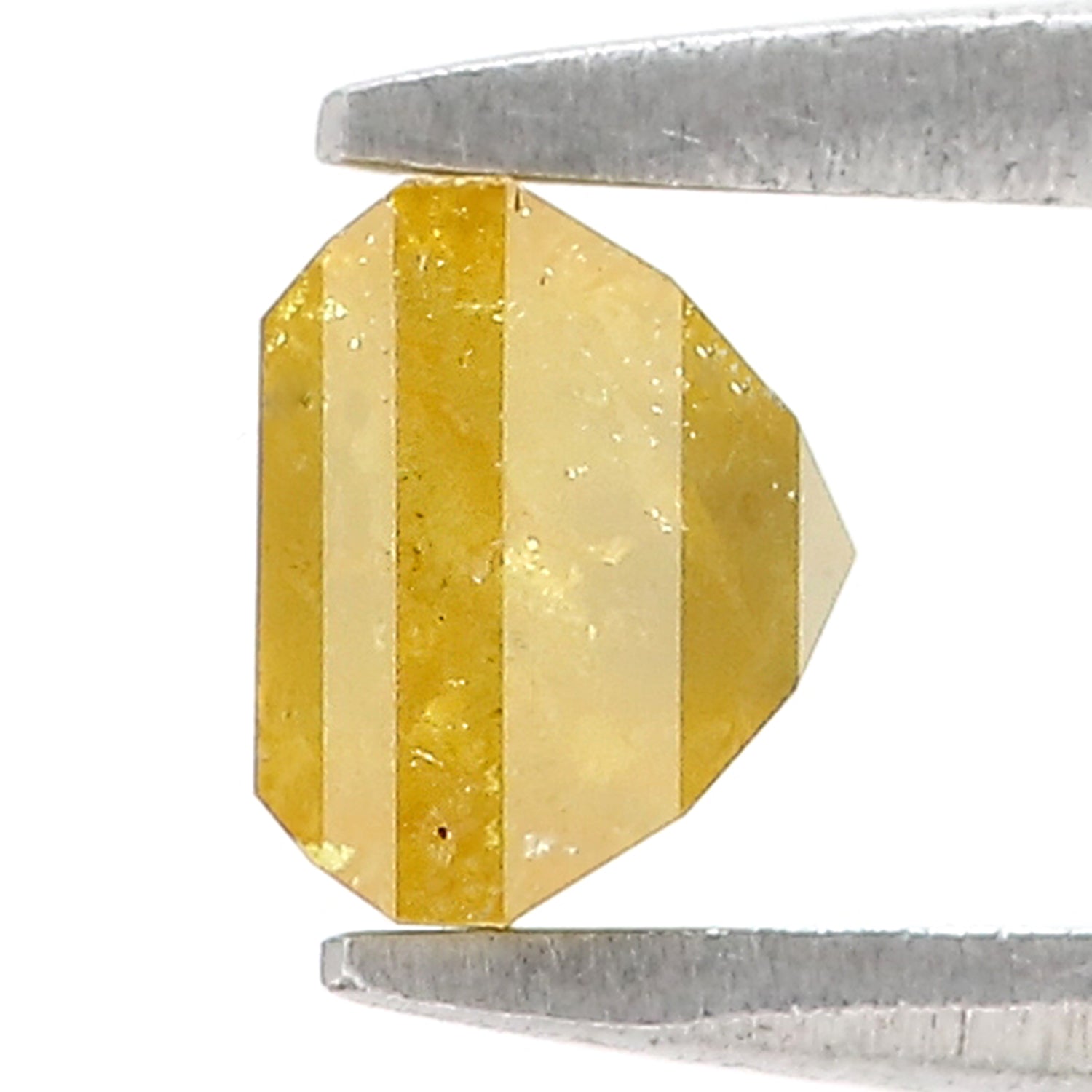 Natural Square Yellow Diamond 1.08 CT Loose Rose Cut Yellow Stone 5.00 MM Rustic Diamond Square Diamond For Custom Engagement Ring L3638