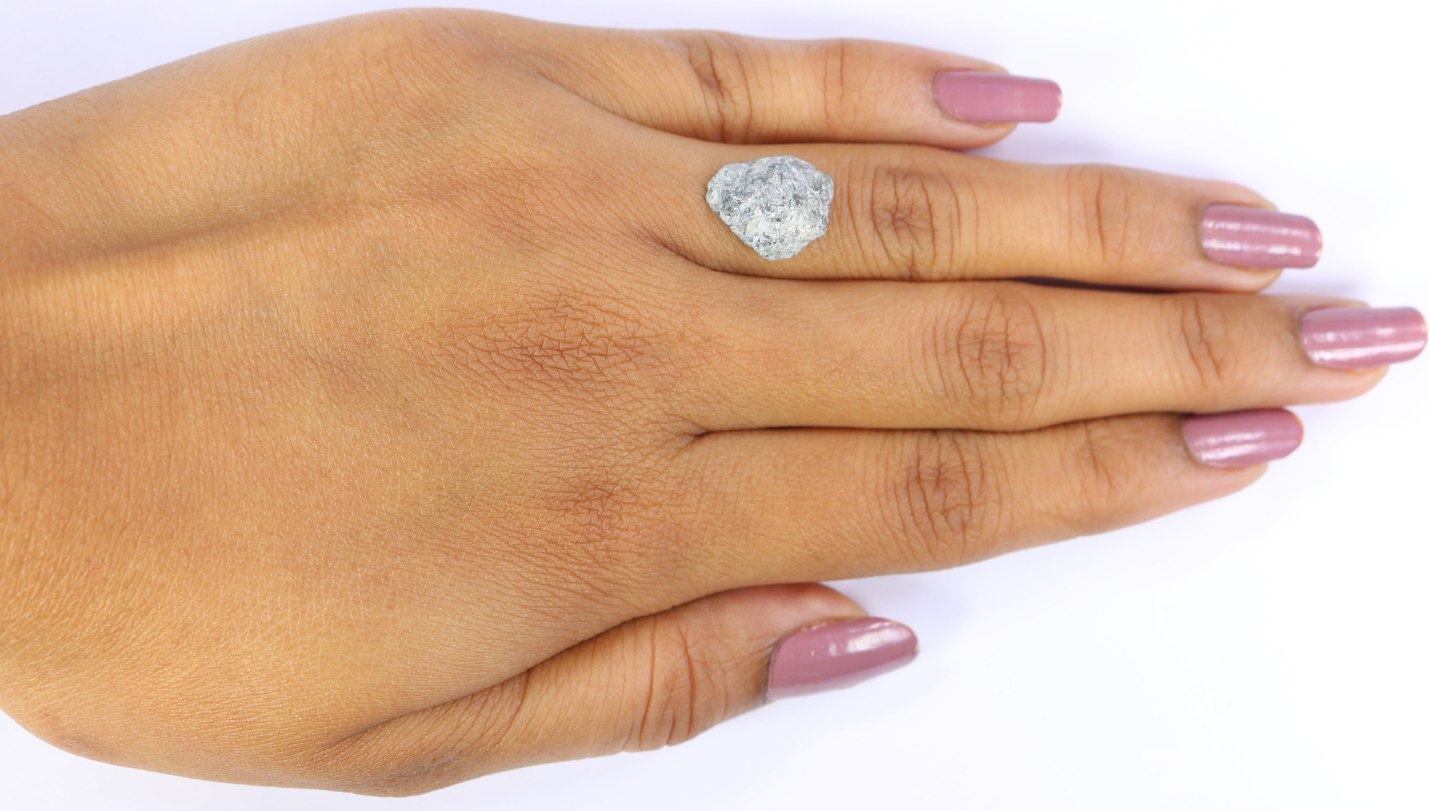 4.60 CT Natural Loose Rough Shape Diamond Grey Color Rough Cut Diamond 13.45 MM Natural Grey Diamond Rough Irregular Cut Diamond LQ2798