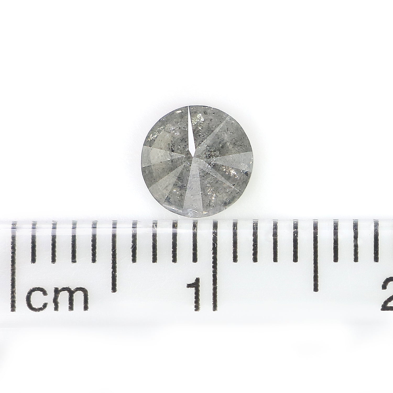 0.70 CT Natural Loose Round Shape Diamond Salt And Pepper Round Diamond 5.60 MM Natural Black Grey Color Round Brilliant Cut Diamond LQ446