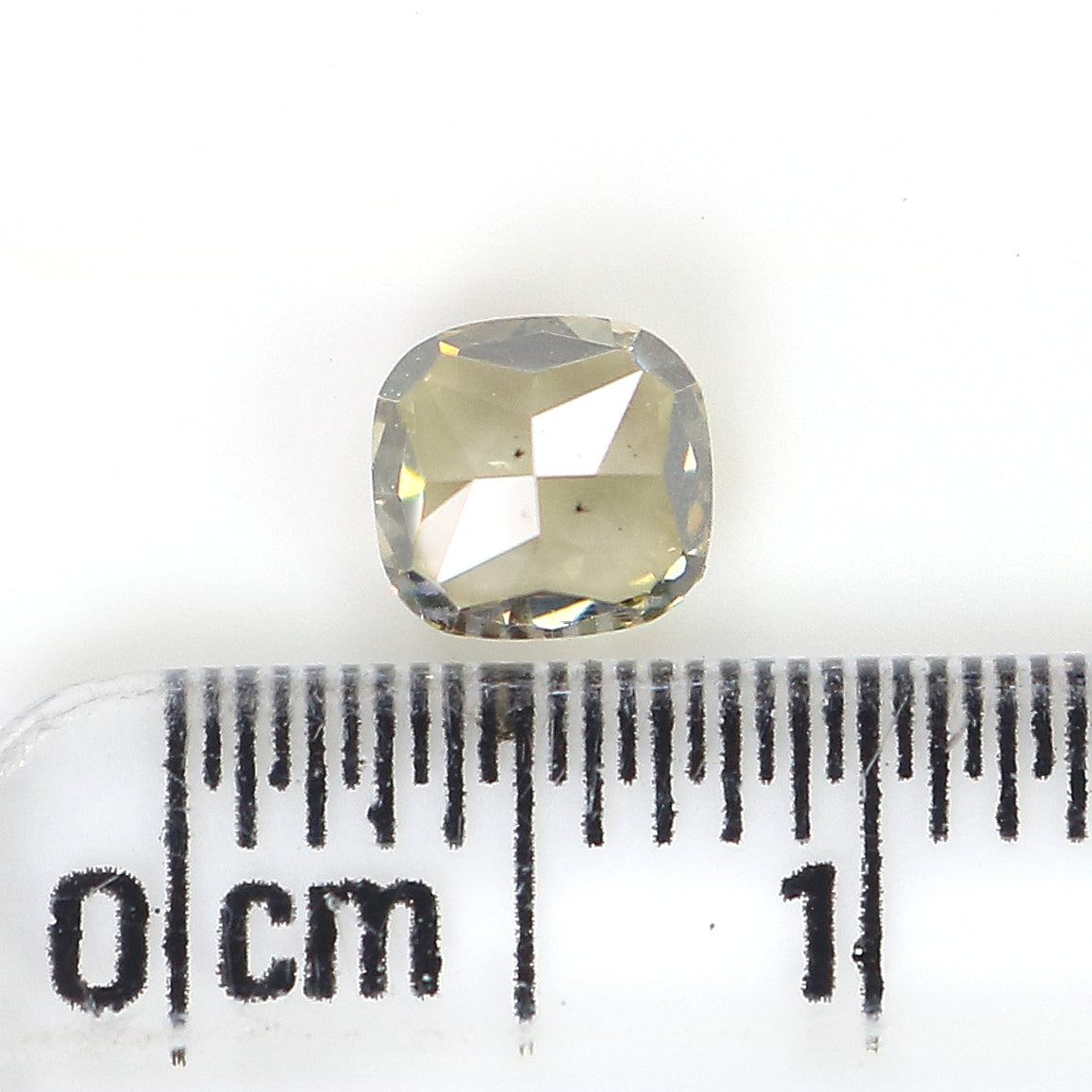 0.71 CT Natural Loose Cushion Shape Diamond Yellow Color Cushion Diamond 4.90 MM Natural Brown Diamond Cushion Brilliant Cut Diamond QL5778