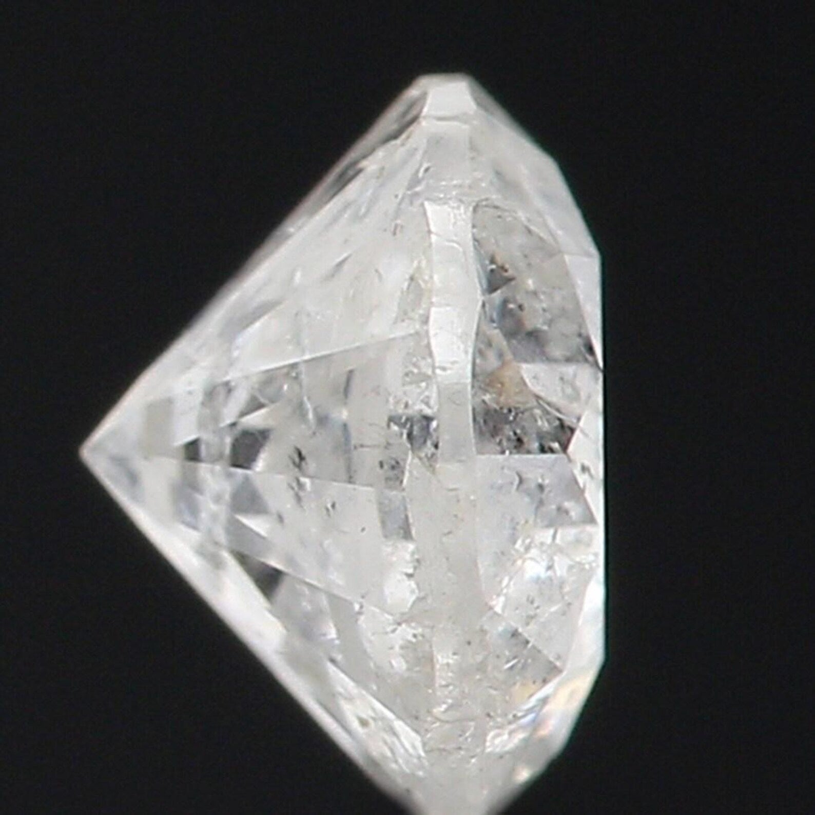 0.50 Ct Natural Loose Round Shape Diamond Grey Color Round Cut Diamond 4.85 MM Natural Loose Grey Color Round Brilliant Cut Diamond NQ957
