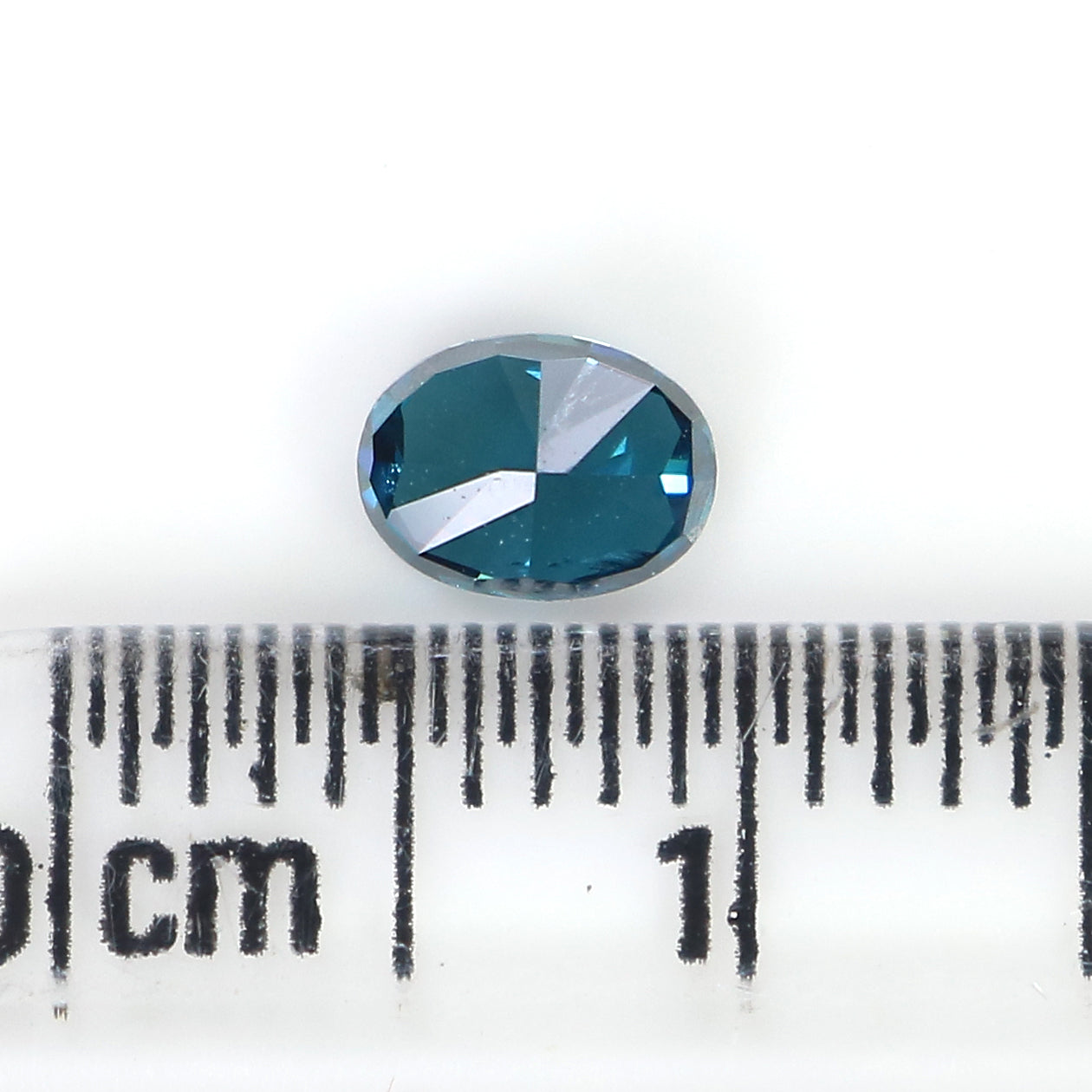 0.47 CT Natural Loose Oval Shape Diamond Blue Color Oval Shape Diamond 5.30 MM Natural Blue Color Diamond Oval Brilliant Cut Diamond QK2111