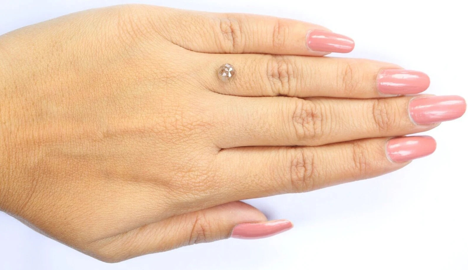 1.19 CT Natural Loose Round Diamond Grey Color Diamond Natural Loose Diamond 5.90 MM Brown Round Rose Cut Diamond Round Shape Diamond NQ351