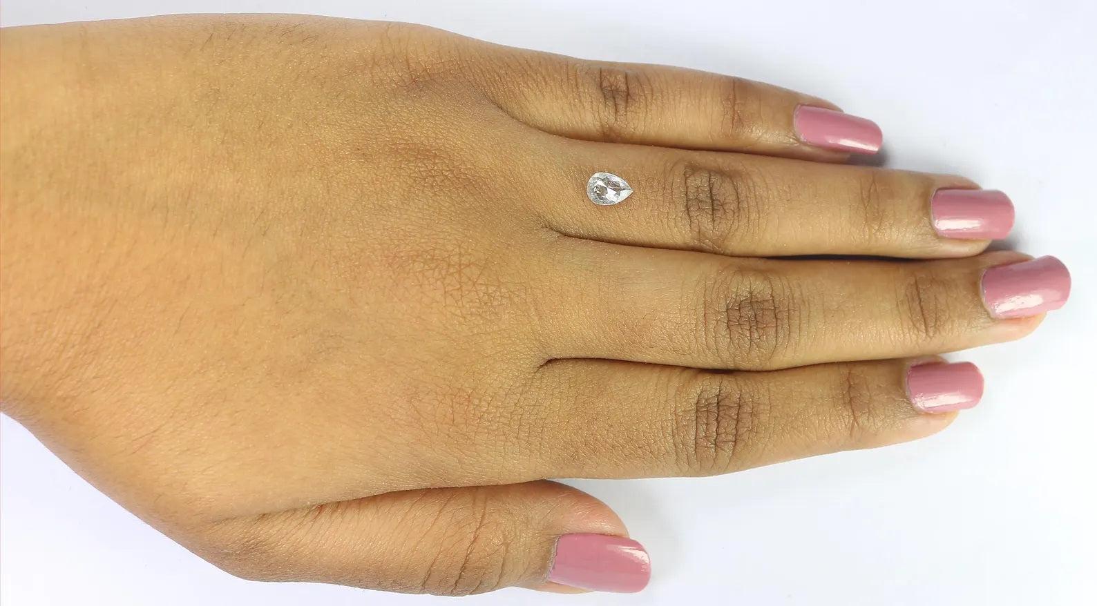 0.66 CT Natural Loose Pear Cut Diamond Grey Color Pear Shape Diamond 6.70 MM Natural Loose Diamond Grey Color Pear Rose Cut Diamond QN900