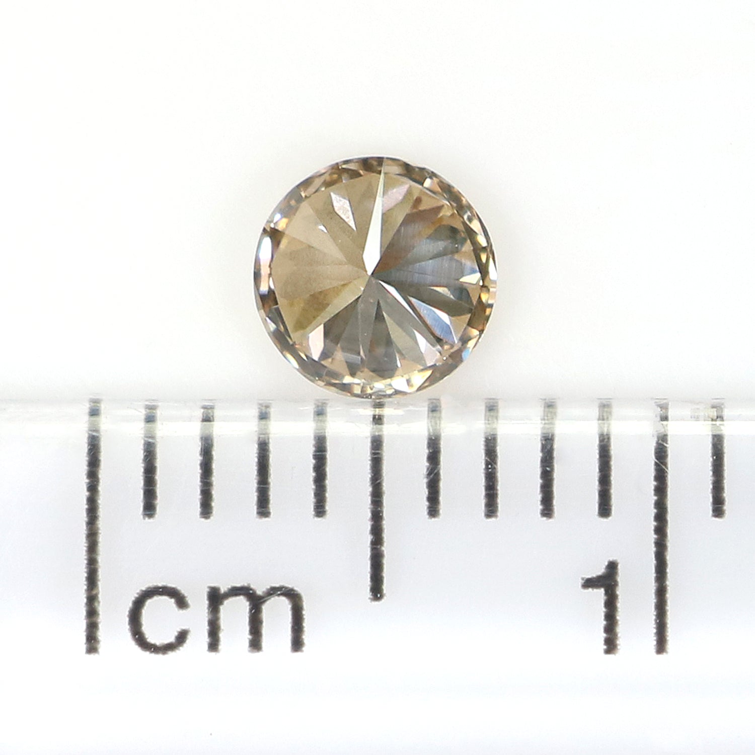 0.33 CT Natural Loose Round Shape Diamond Brown Color Round Cut Diamond 4.30 MM Natural Brown Diamond Round Brilliant Cut Diamond L3454