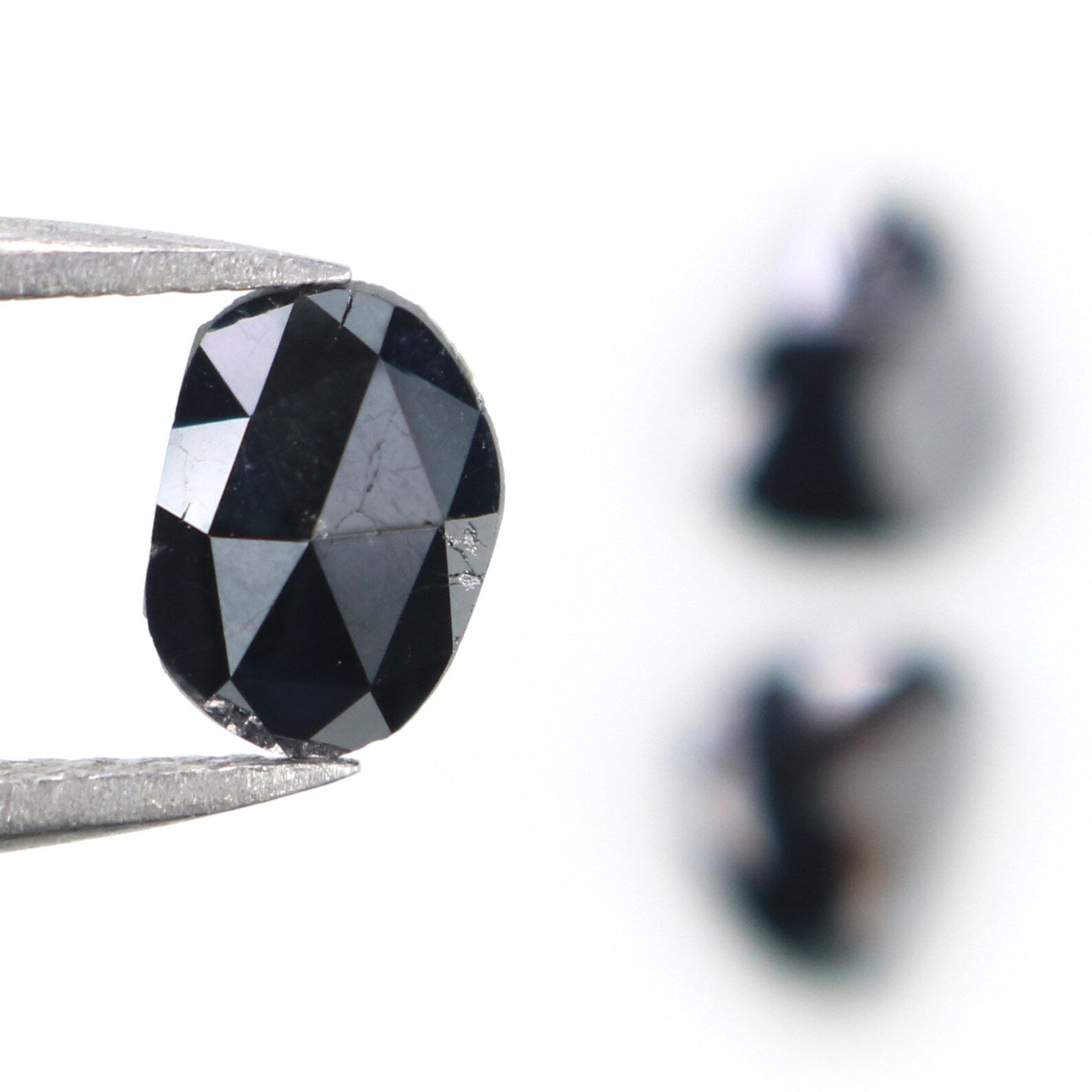 Natural Loose Slice Diamond, Natural Loose Diamond, Slice Black Color Diamond, Rose Cut Diamond, Irregular Cut 1.11 CT Slice Shape N2257